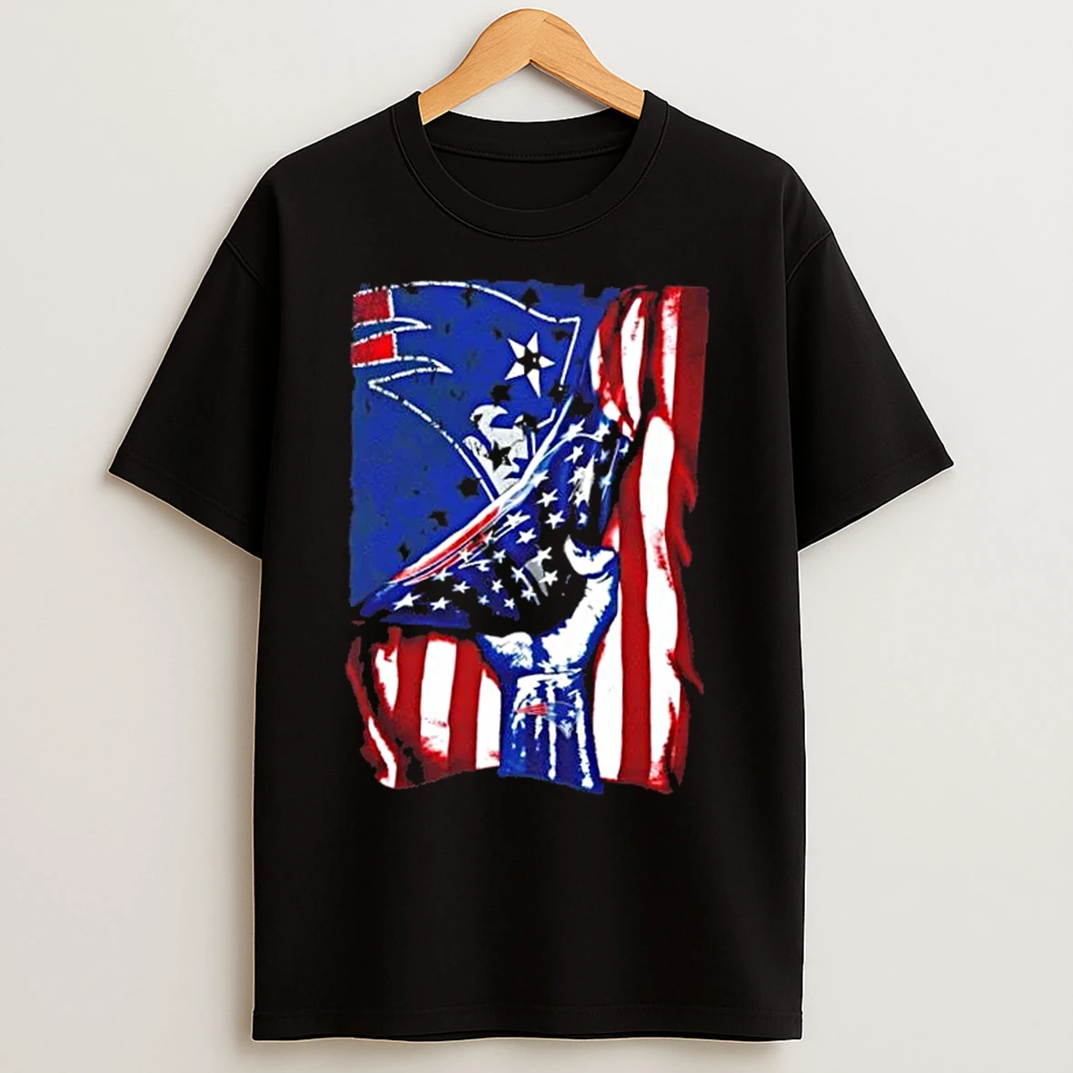Classic Revealing The Glory New England Patriots X Usa Flag T Shirts