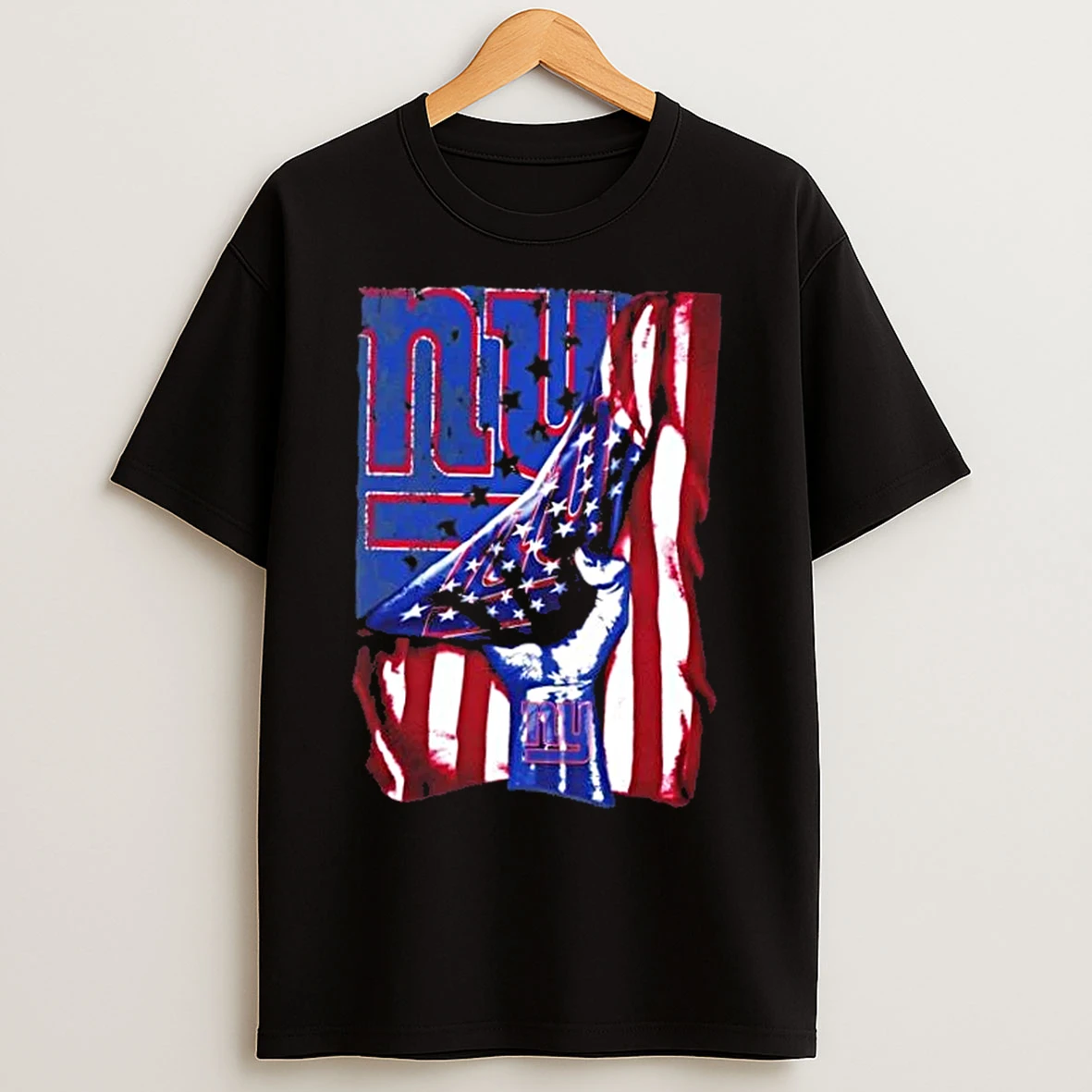 Classic Revealing The Glory New York Giants X Usa Flag T Shirts