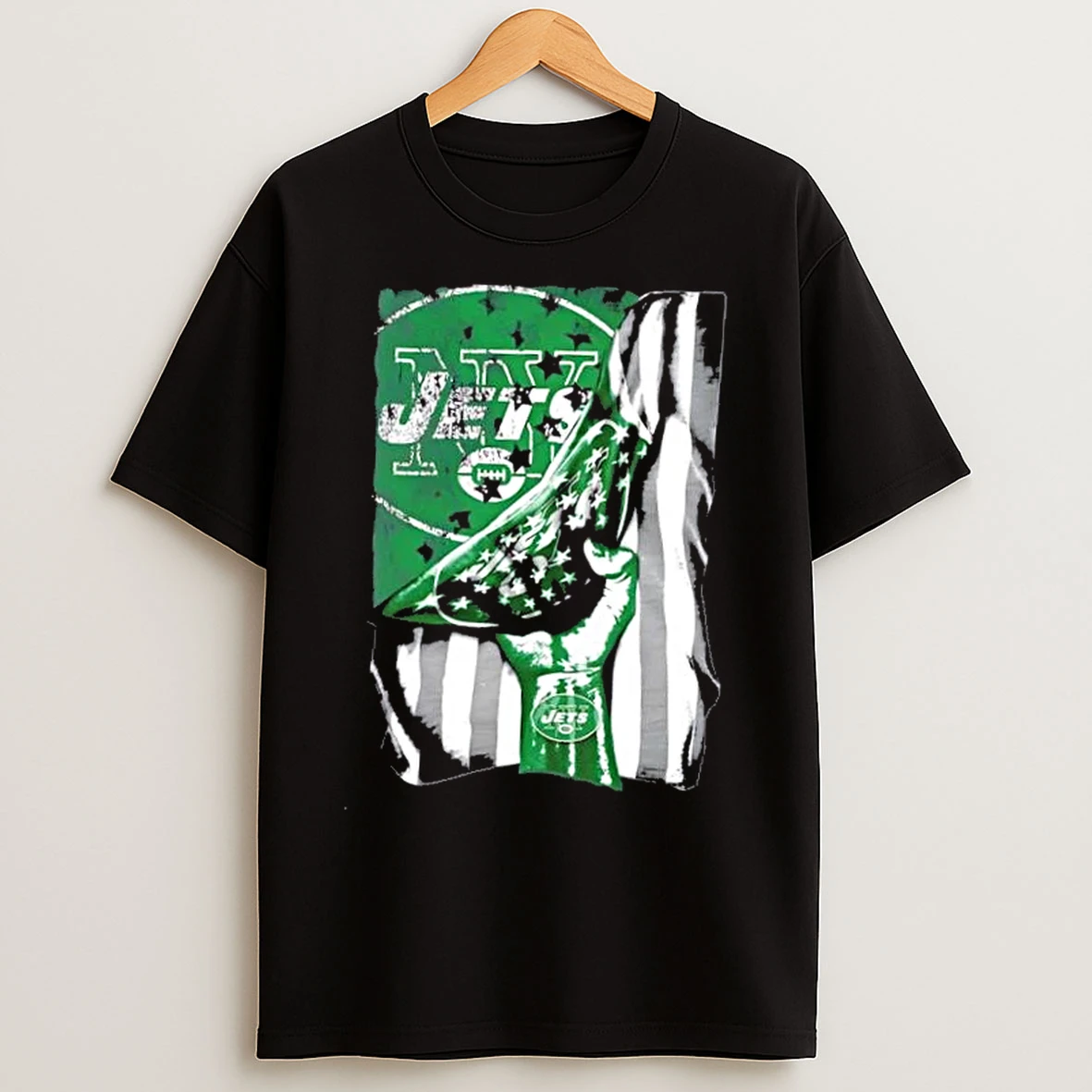 Classic Revealing The Glory New York Jets X Usa Flag T Shirts