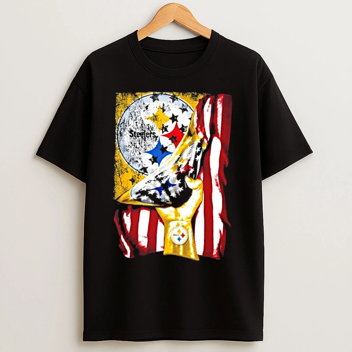 Classic Revealing The Glory Pittsburgh Steelers X Usa Flag T Shirts