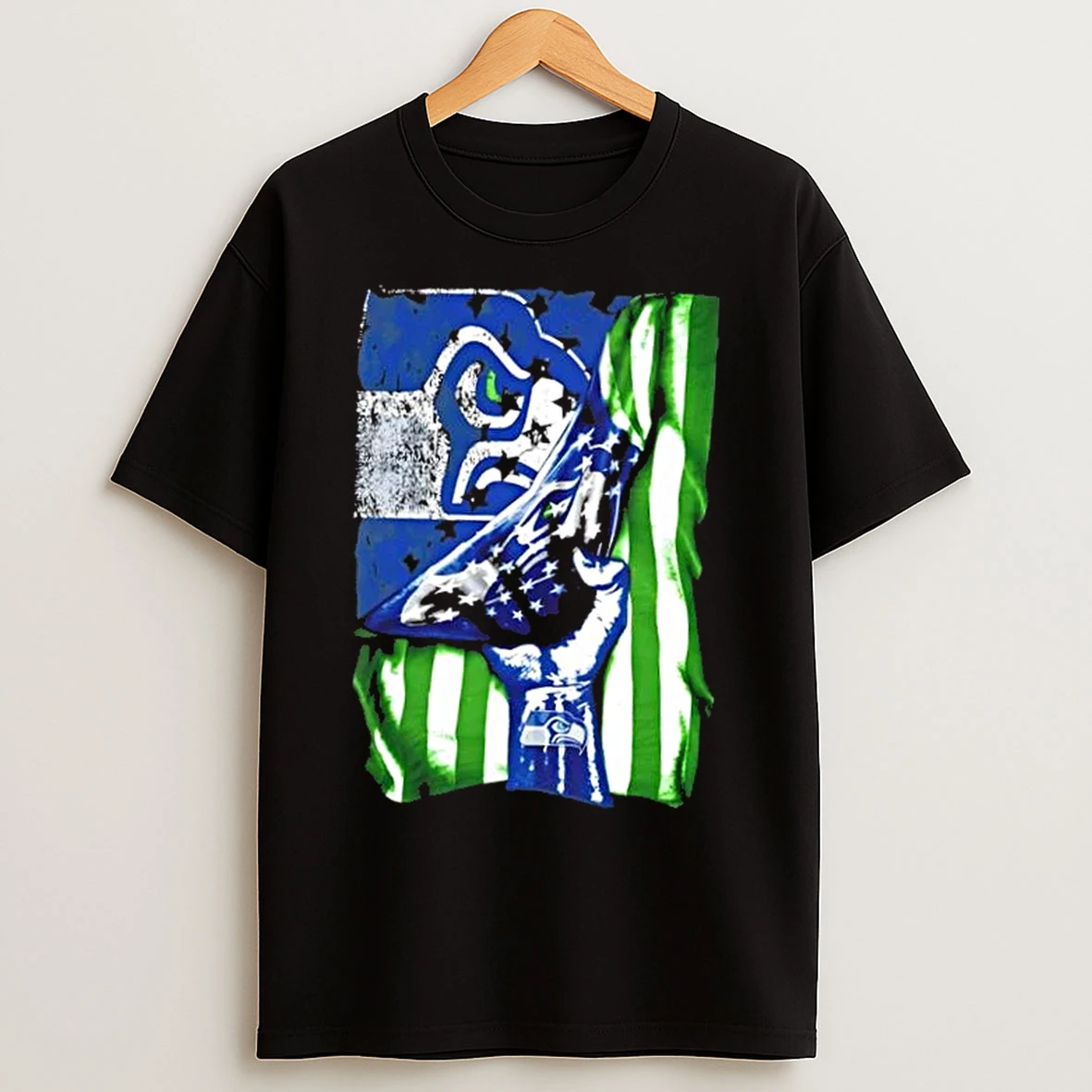 Classic Revealing The Glory Seattle Seahawks X Usa Flag T Shirts