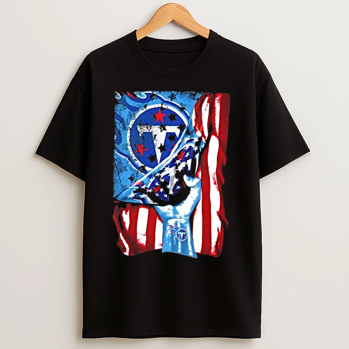 Classic Revealing The Glory Tennessee Titans X Usa Flag T Shirts