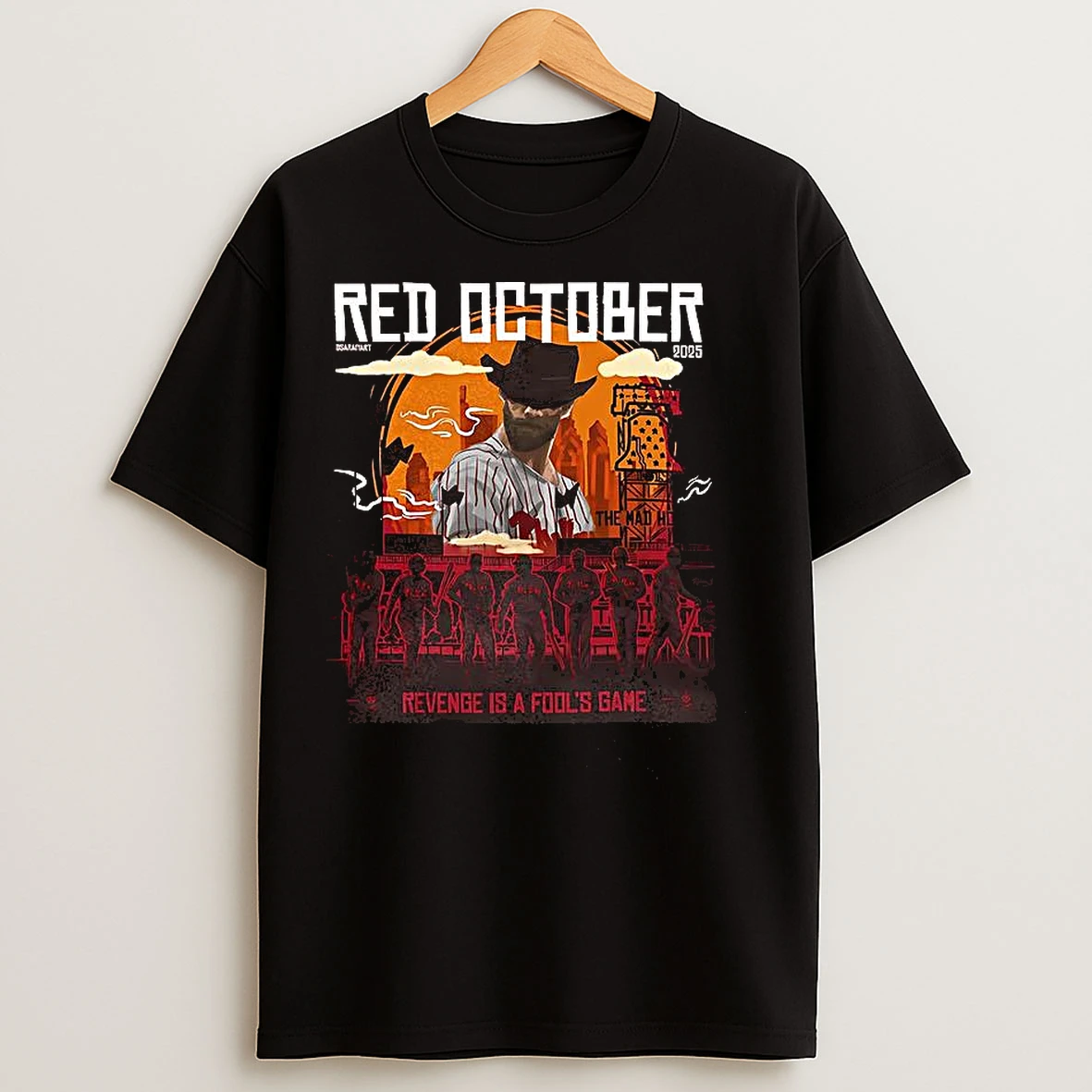 Classic Revenge Is A Fools Game Red October 2025 T Shirts