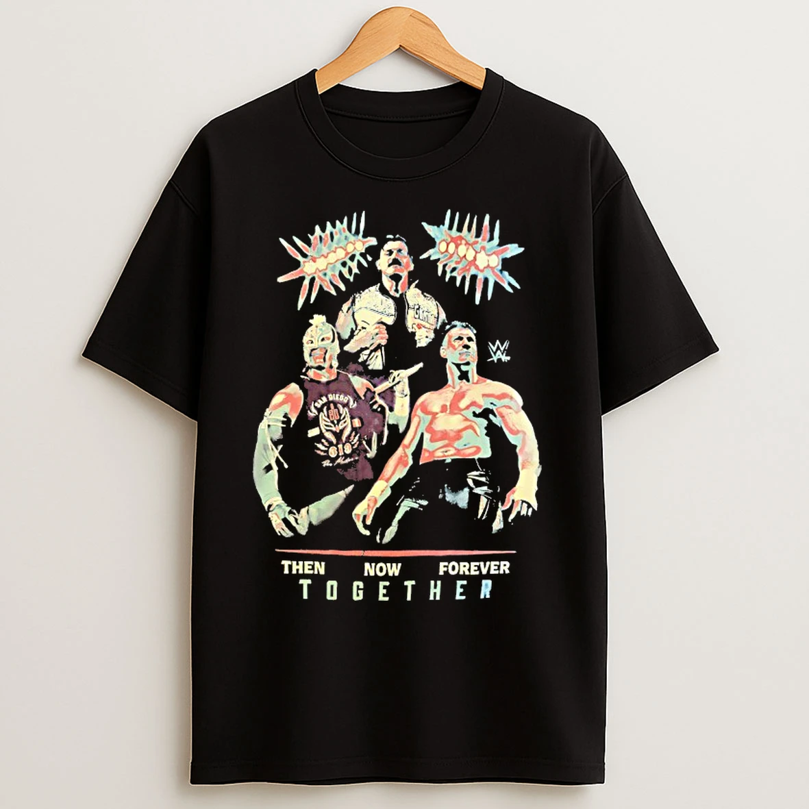 Classic Rey Mysterio Dominik Mysterio And Edge Then Now Forever Together Vintage T Shirts