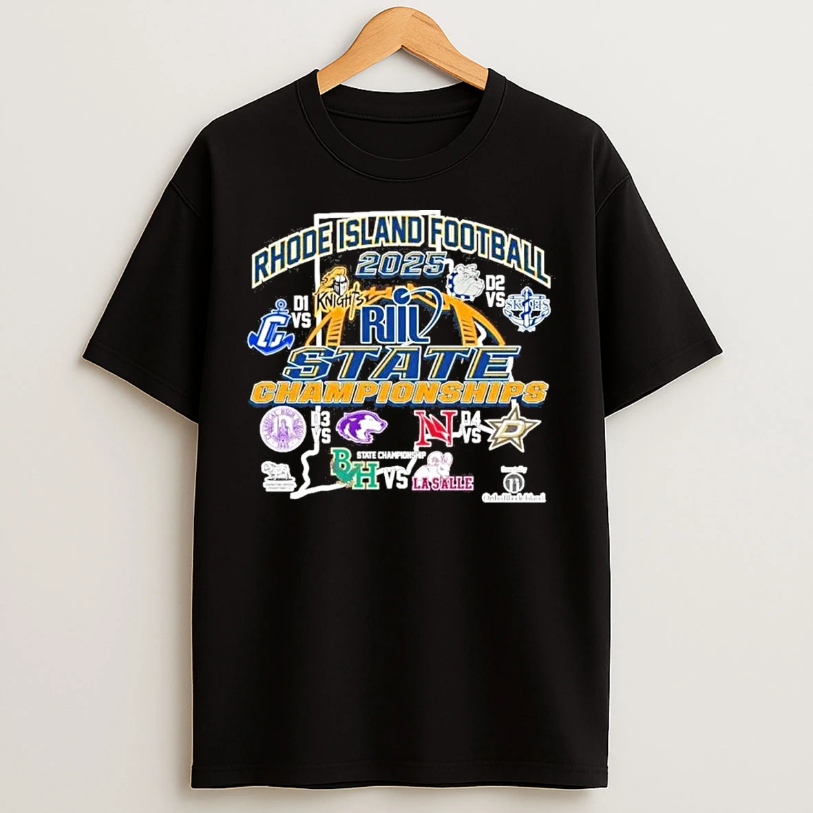 Classic Rhode Island Football 2025 Riil State Championships T Shirts