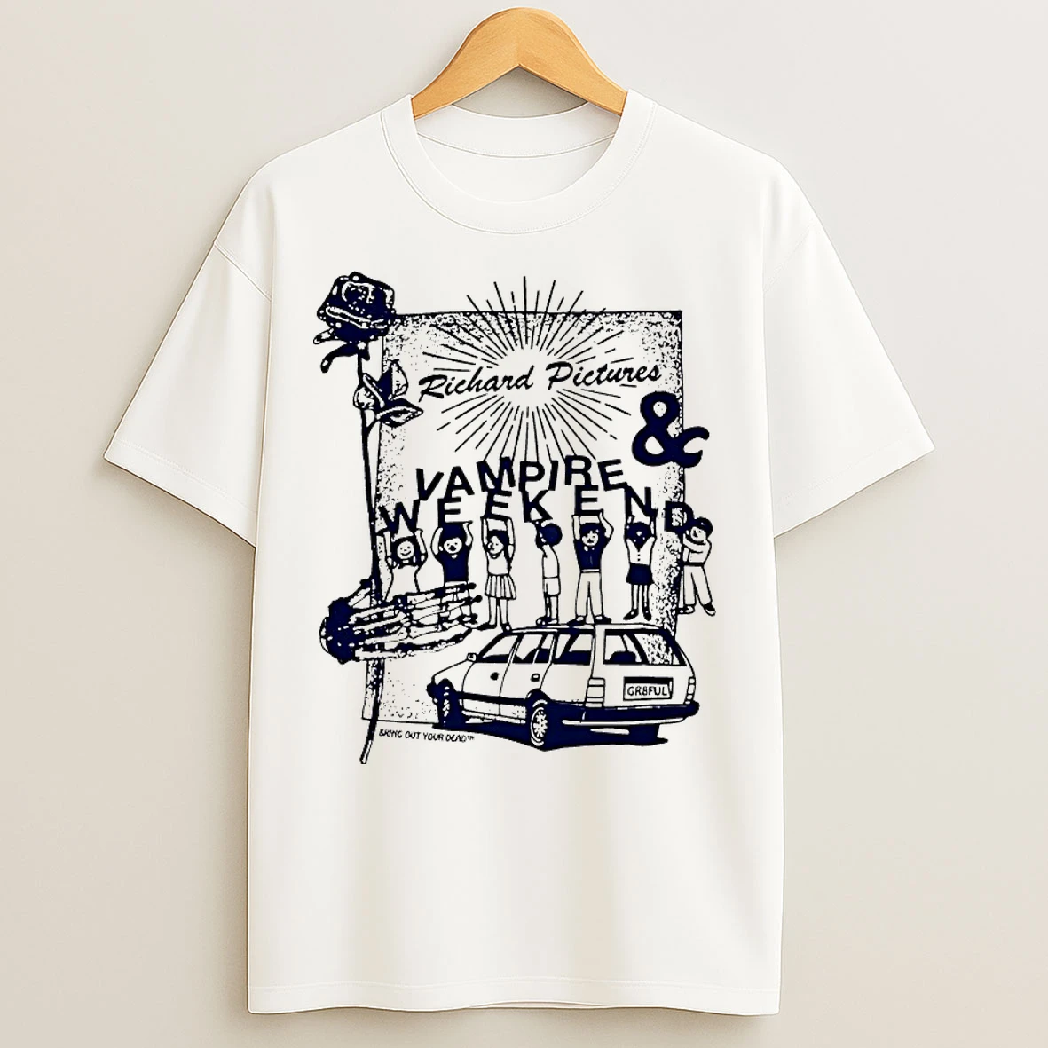 Classic Richard Pictures And Vampire Weekend Bring Out Your Dead T Shirts