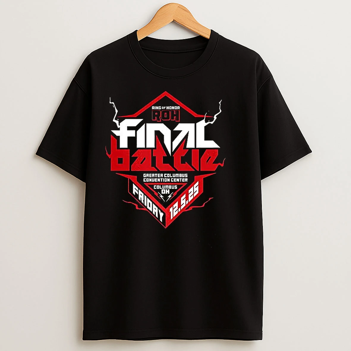 Classic Ring Of Honor Roh Final Battle 2025 T Shirts