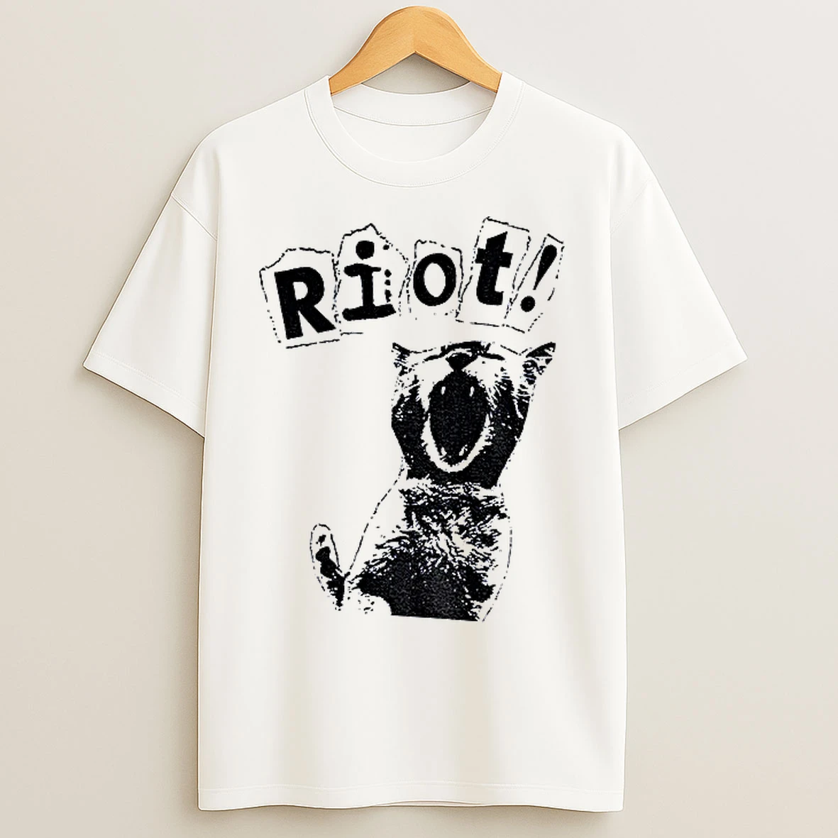 Classic Riot Cat Anarchy Revolution Kitten Vintage T Shirts