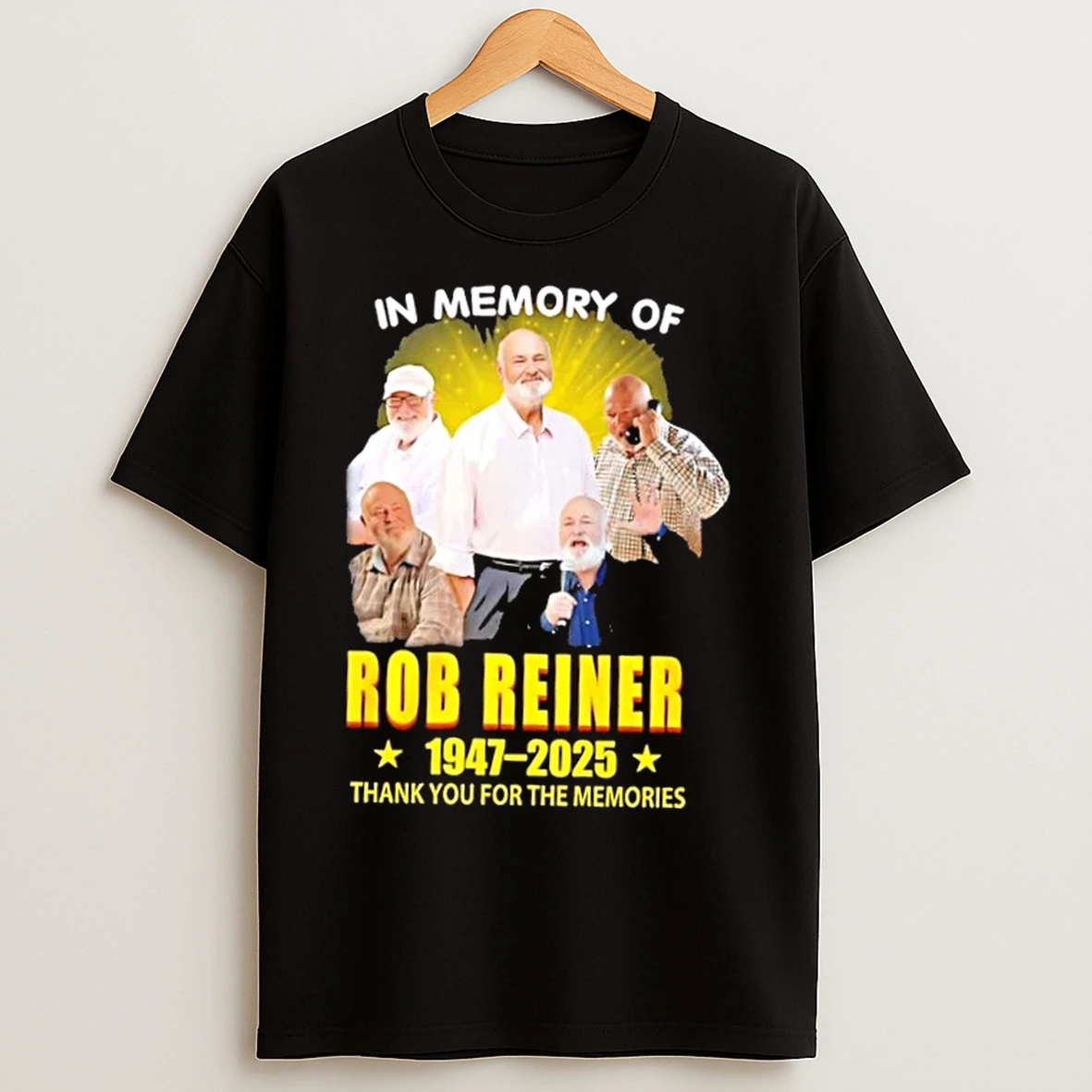 Classic Rob Reiner 1947 2025 Thank You For The Memories Signature T Shirts