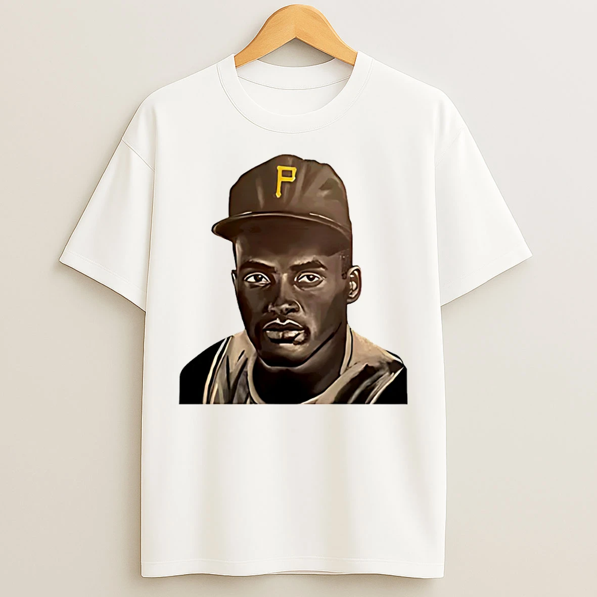 Classic Roberto Clemente Pittsburgh Pirates Sculpture T Shirts