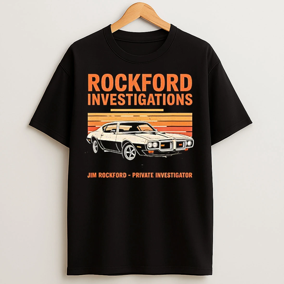 Classic Rockford Detective Agency Rockford Files T Shirts