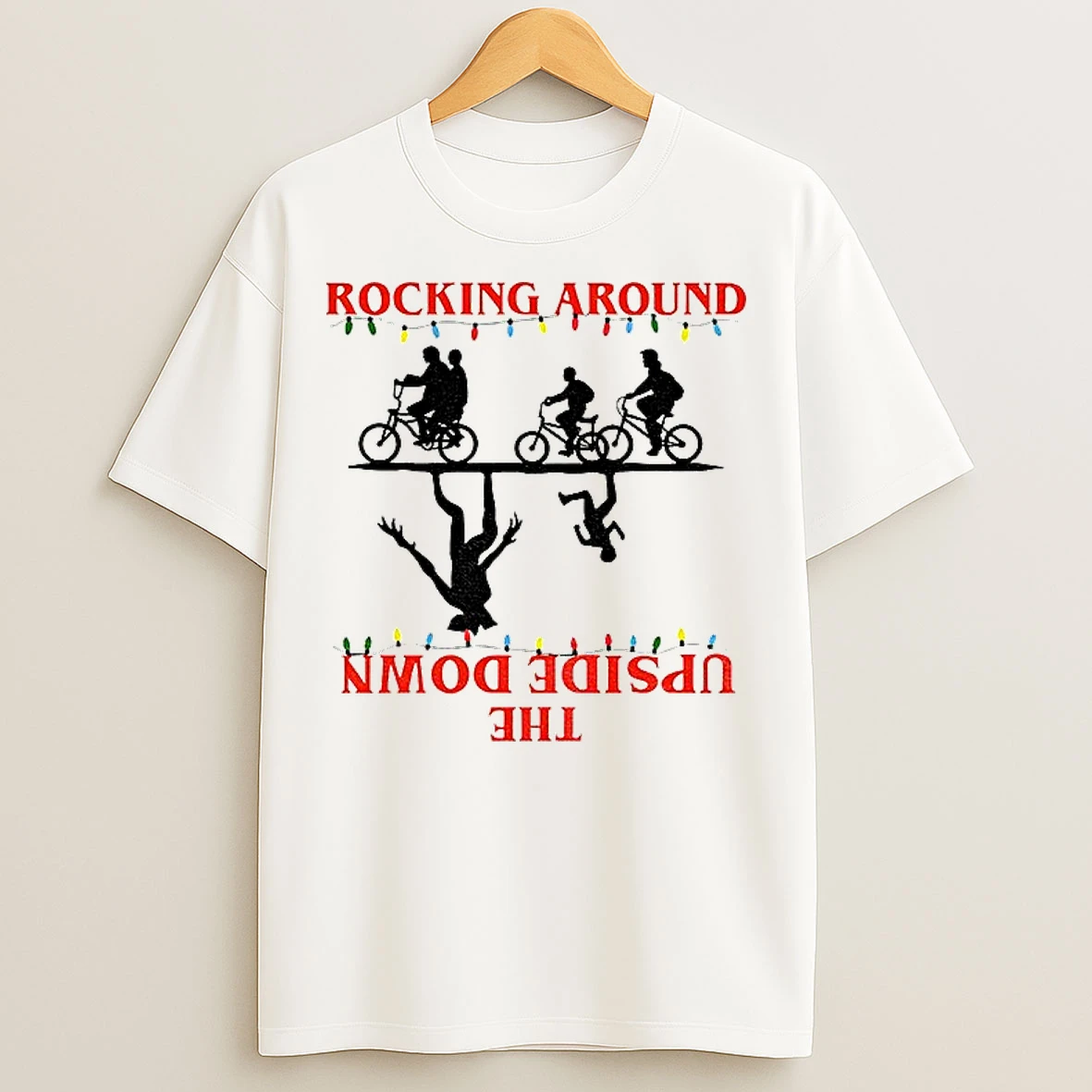 Classic Rocking Around The Upside Down Friends Dont Lie Upside Down Movie Inspired T Shirts