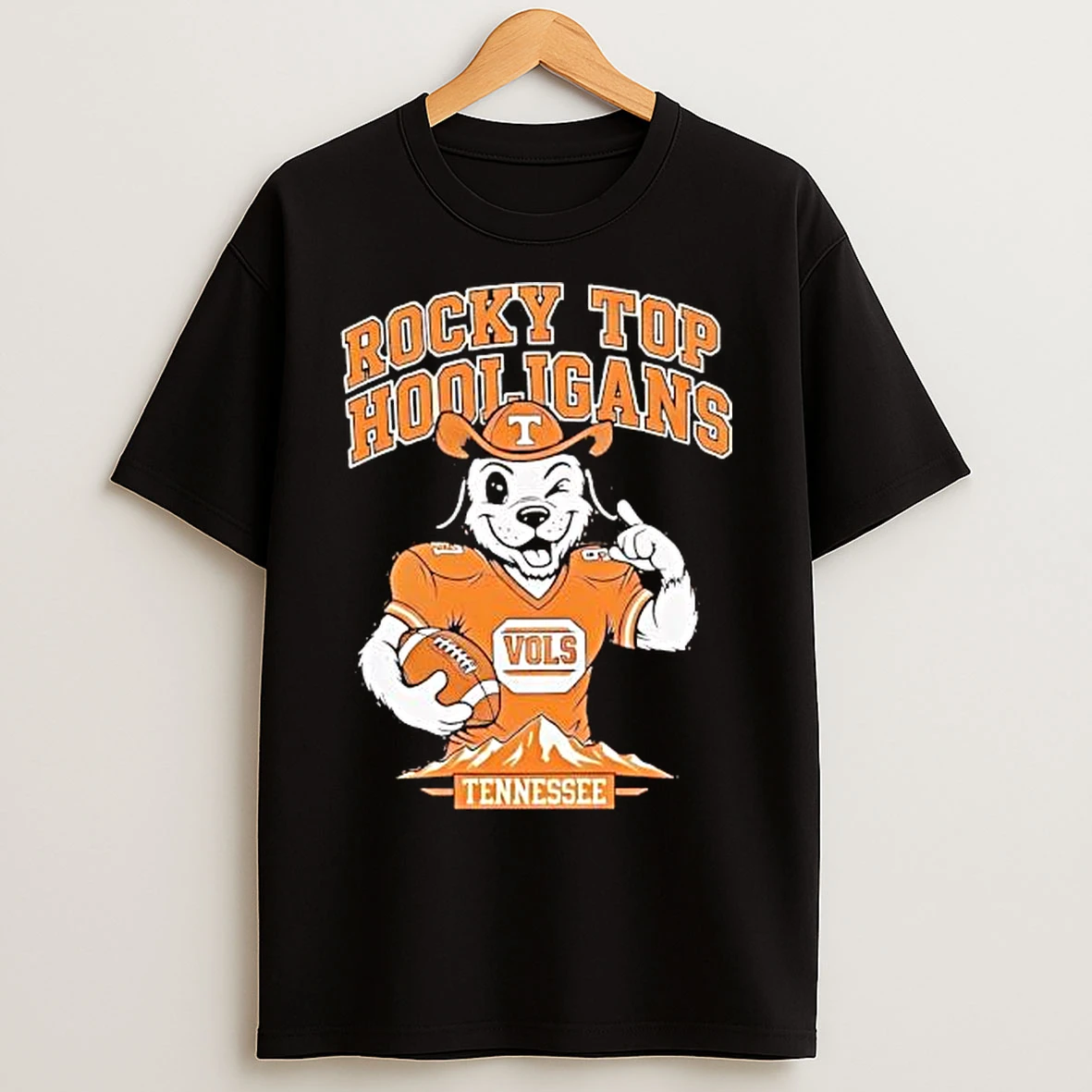 Classic Rocky Top Hooligans Tennessee Volunteers Smokey Mascot T Shirts
