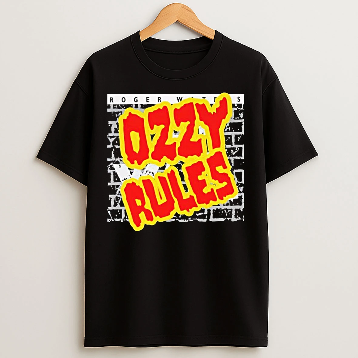 Classic Roger Waters Ozzy Rules Another Prick In The Wall T Shirts