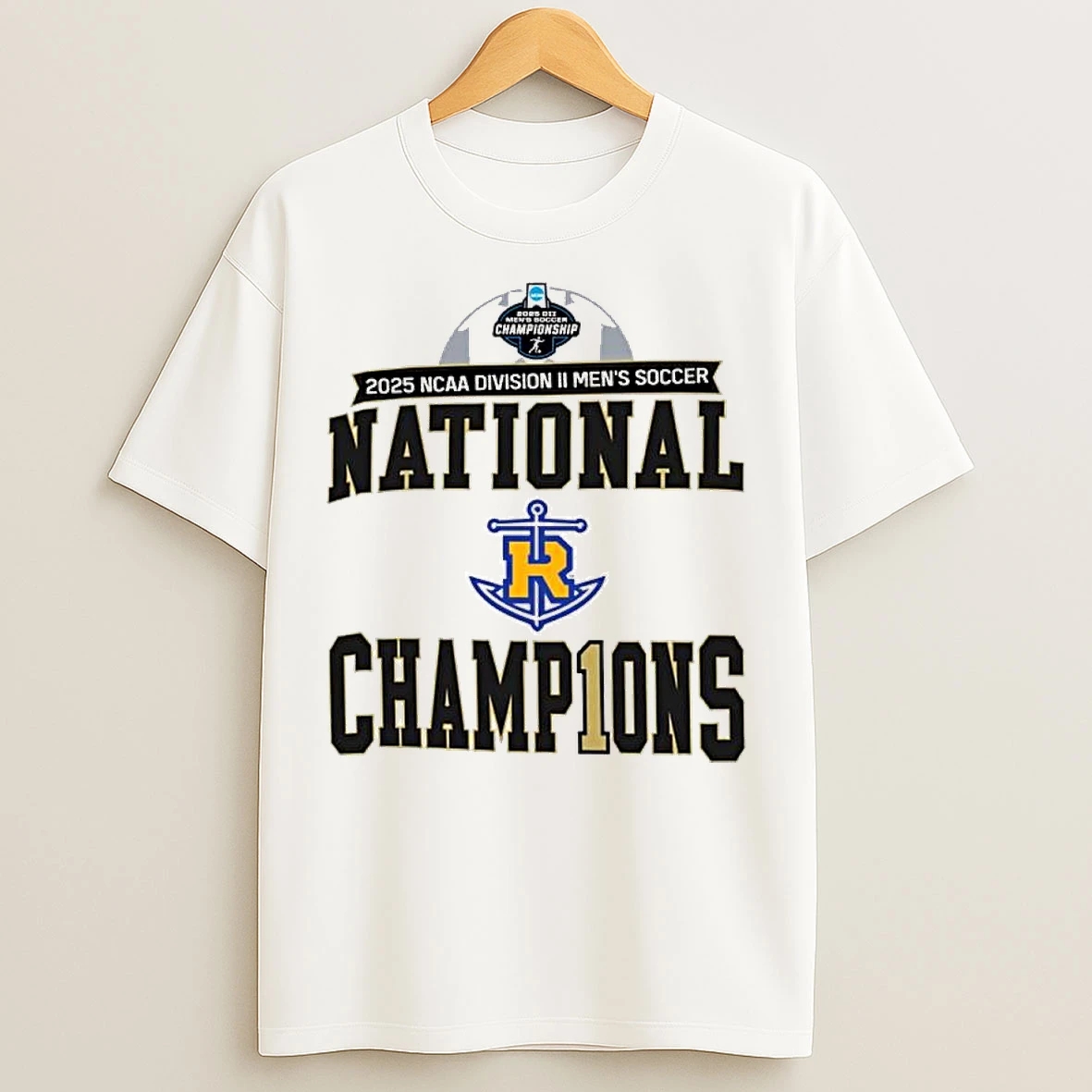 Classic Rollins Tars 2025 Ncaa Dii Mens Soccer National Champions T Shirts