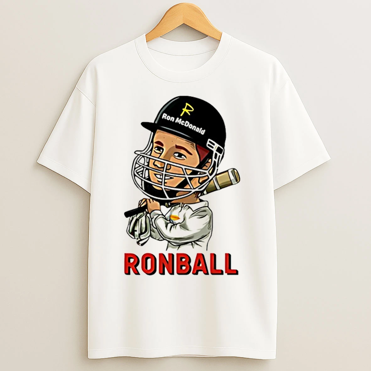 Classic Ronball Bazball Ron Mcdonald Baseball T Shirts