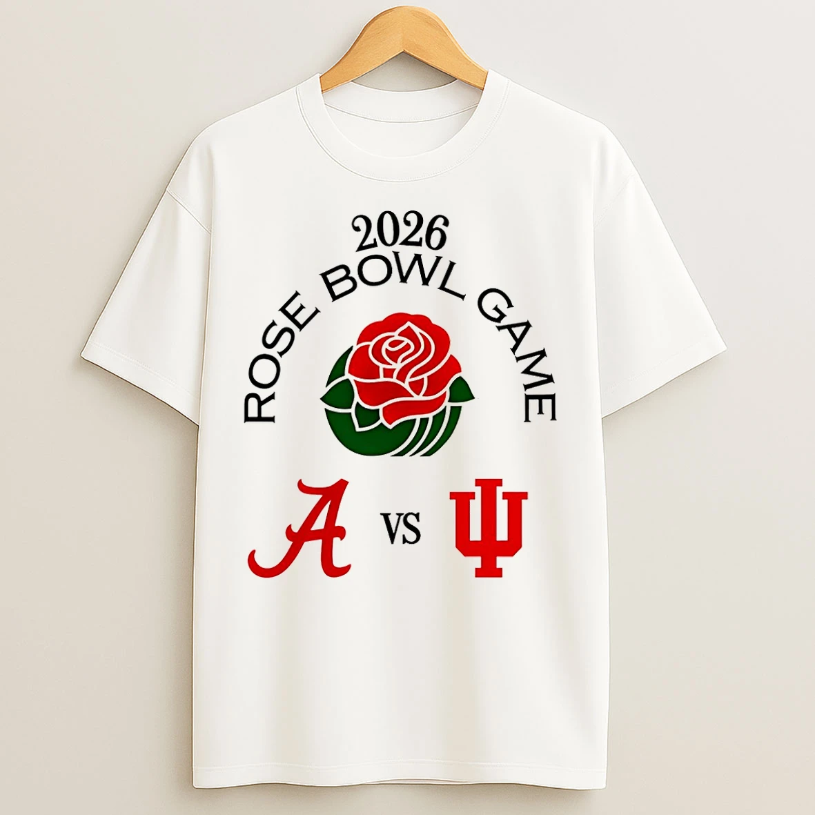 Classic Rose Bowl Game 2026 Alabama Vs Indiana T Shirts