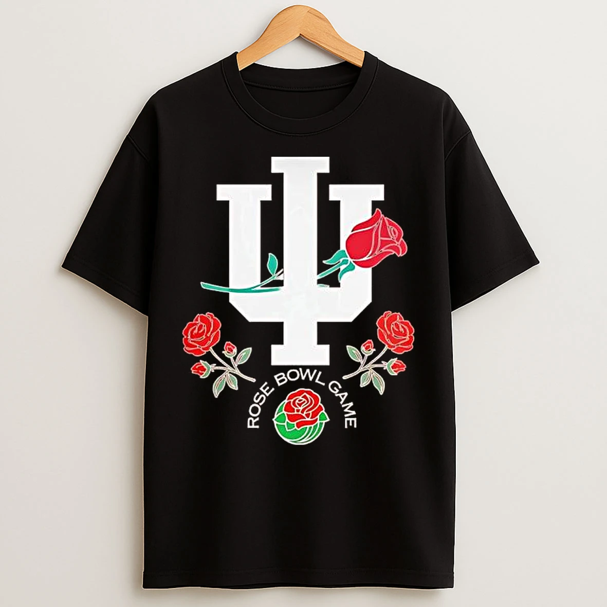 Classic Rose Bowl Game Indiana University Logo T Shirts