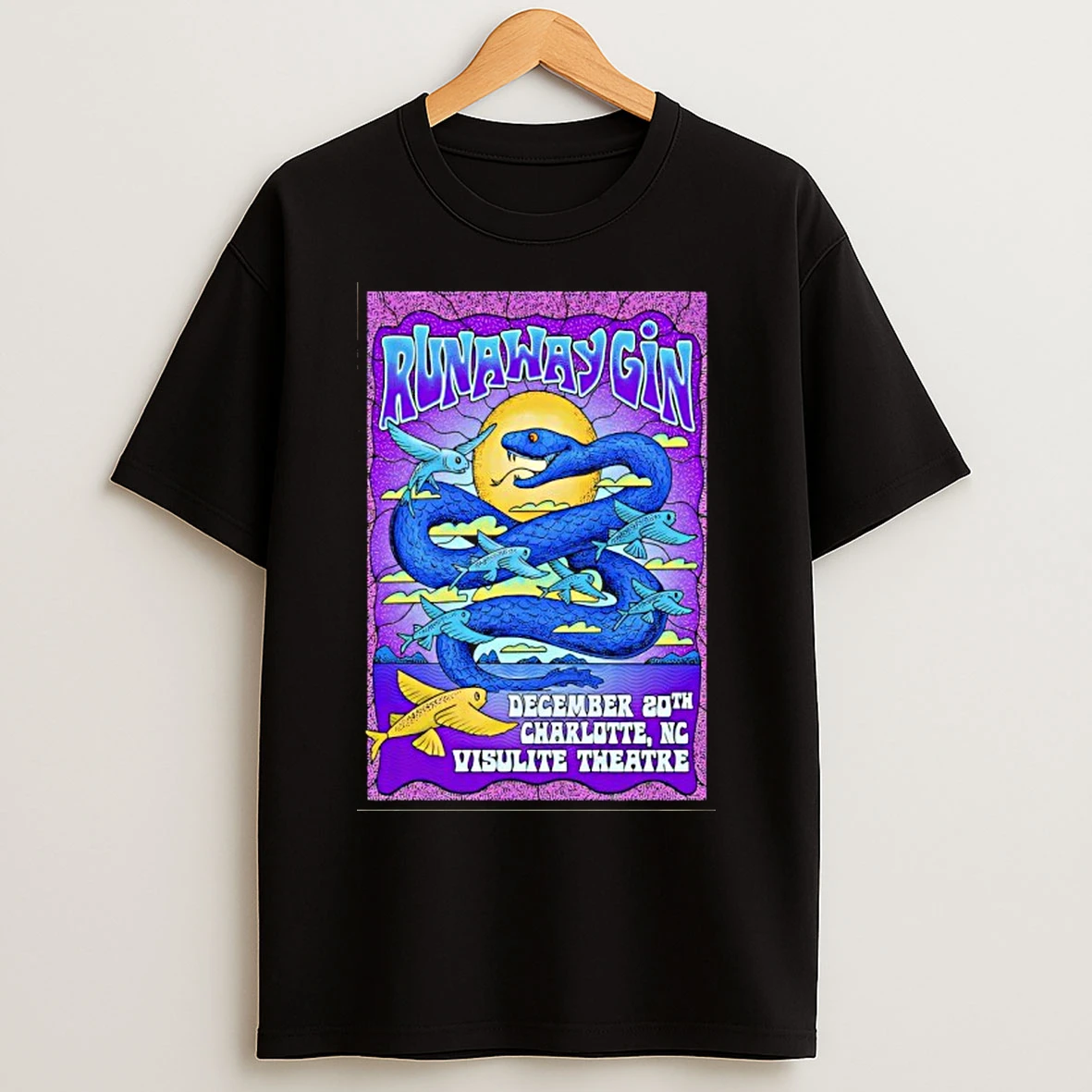 Classic Runaway Gin Event Charlotte On Dec 20th 2025 T Shirts