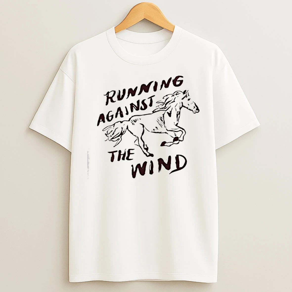 Classic Running Against The Wind T Shirts