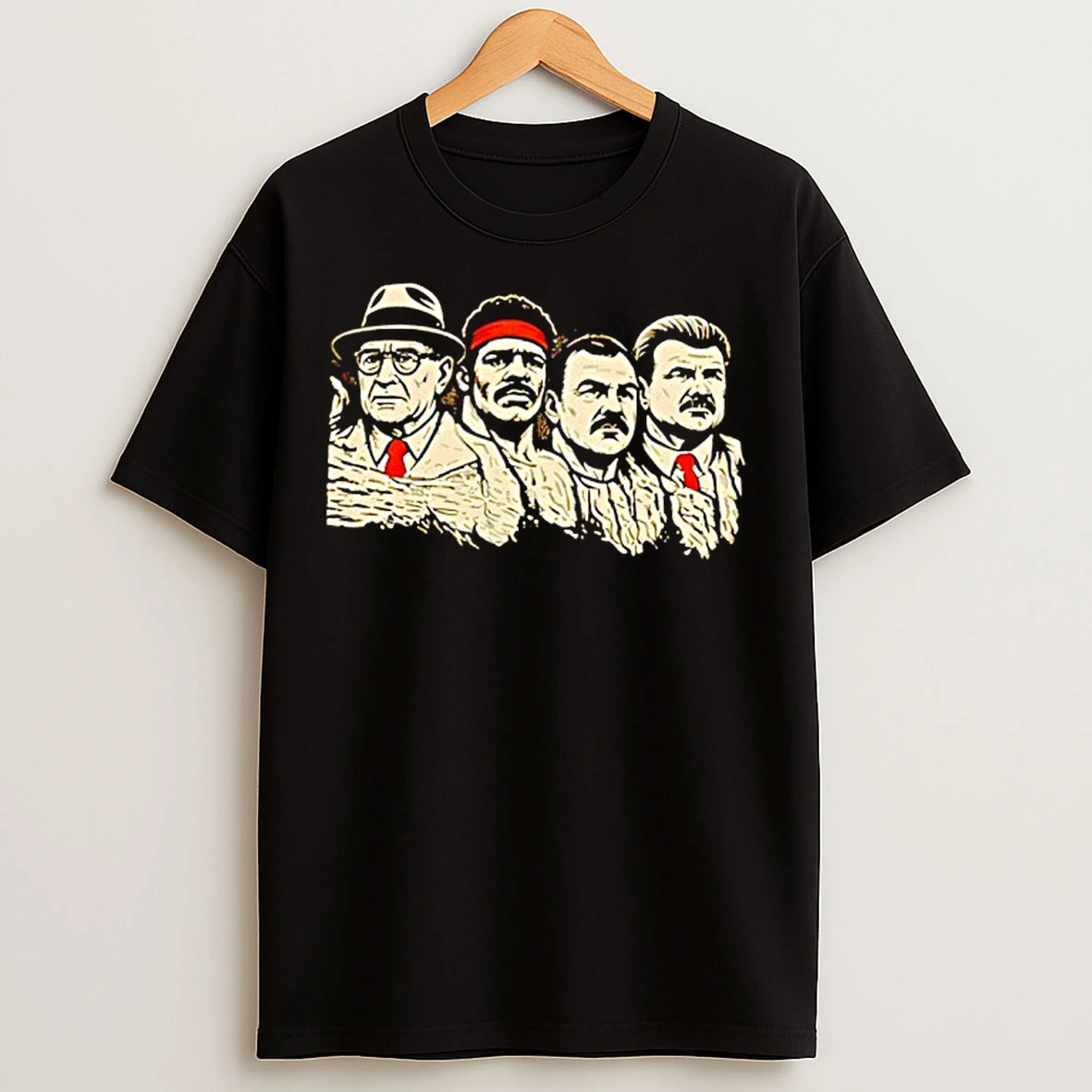 Classic Rushmore Mountain Chicago Bears Mike Ditka Coach T Shirts