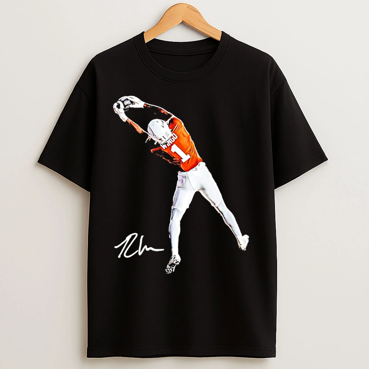 Classic Ryan Wingo Texas Longhorns Wingo Game Over Signature T Shirts