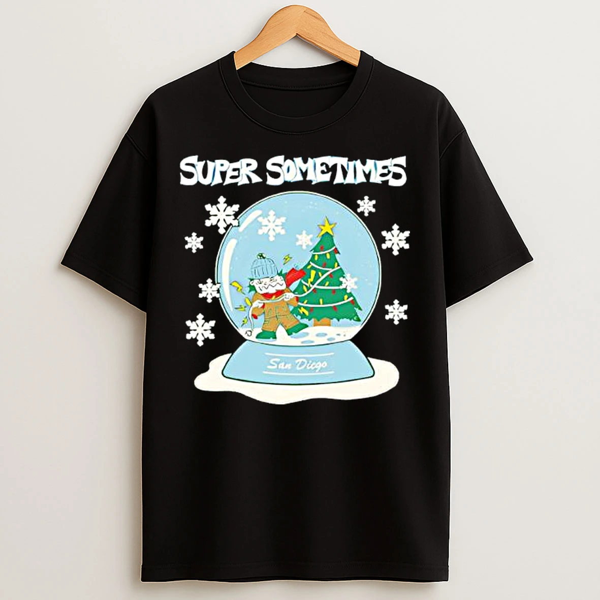 Classic San Diego Snow Globe Super Sometimes T Shirts