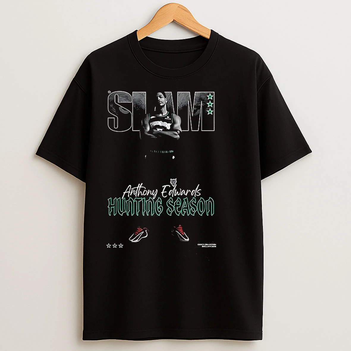 Classic Slam 259 Anthony Edwards Hunting Season T Shirts