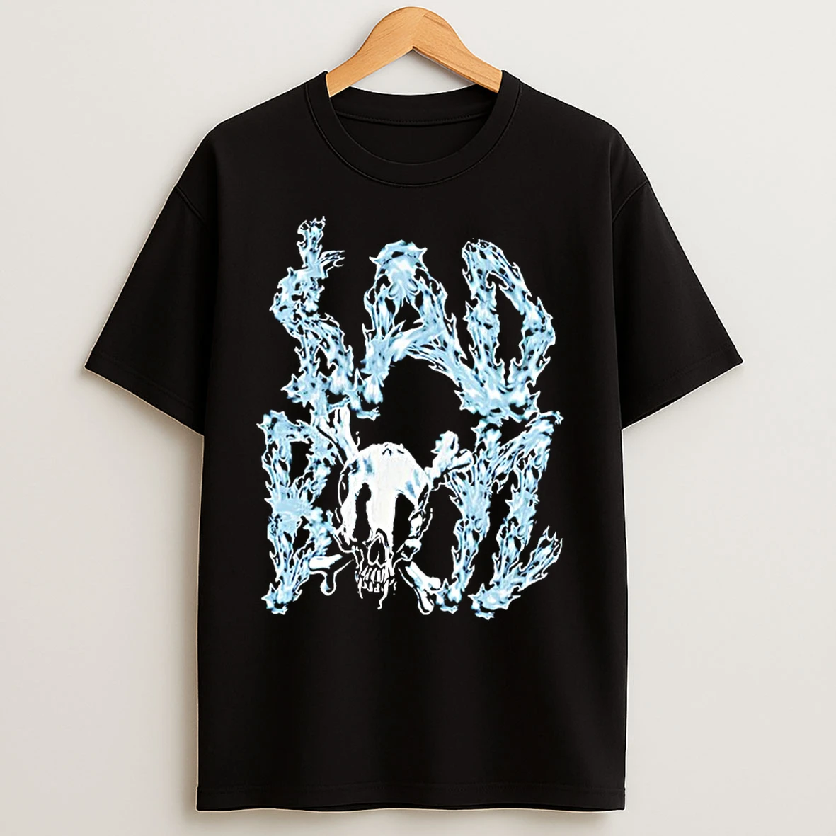 Classic Sad Boyz Chrome Skull T Shirts