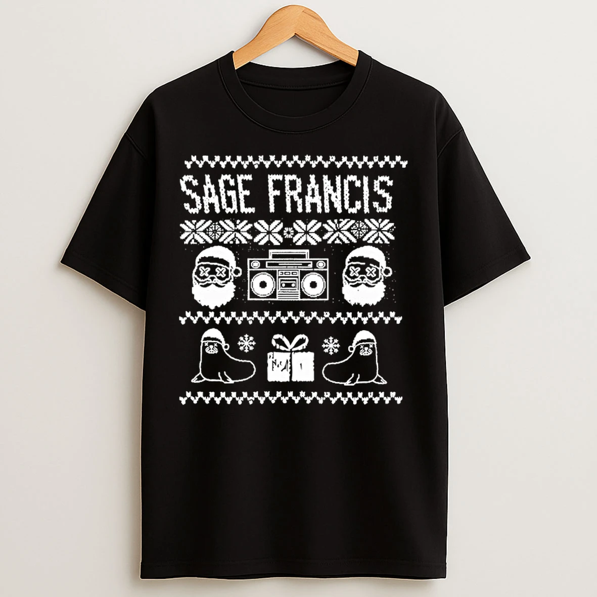 Classic Sage Francis Ugly Christmas T Shirts
