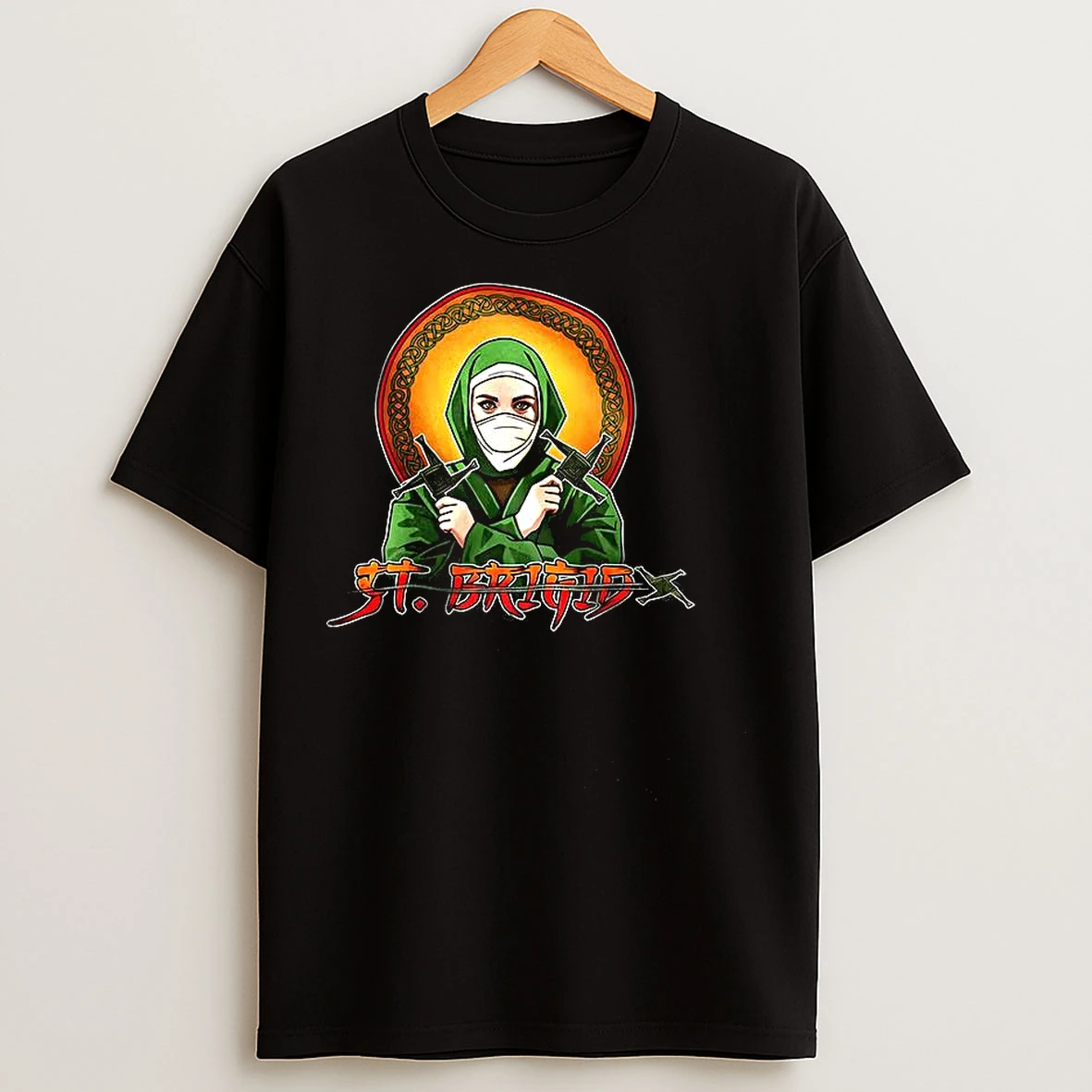Classic Saint Brigid Of Kildare Ninja T Shirts