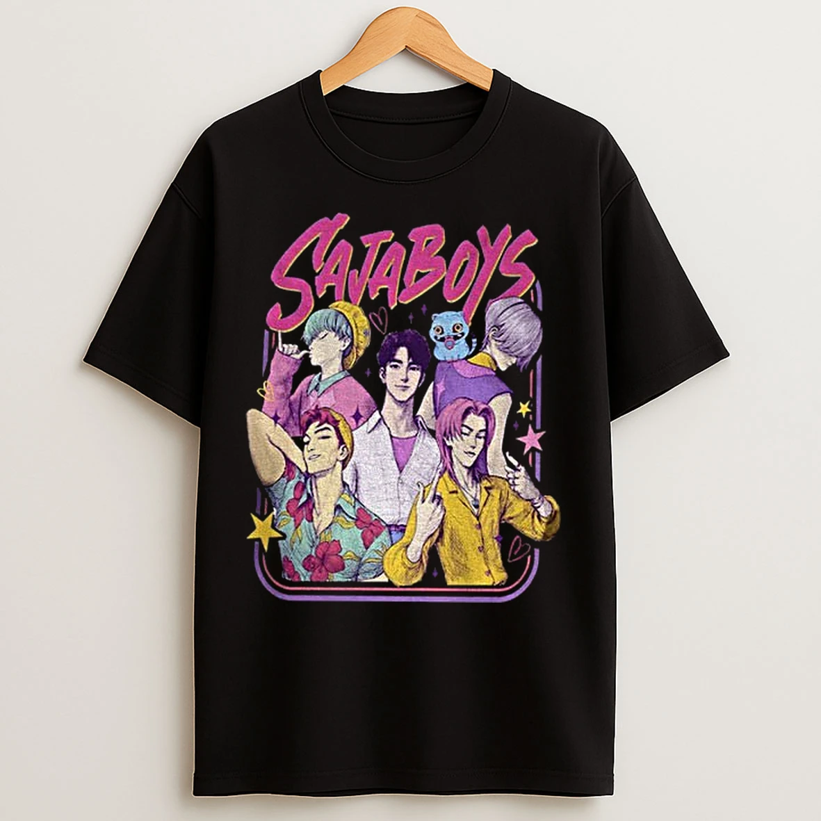 Classic Saja Boys Boy Band Kpop Demon Hunters Movie T Shirts