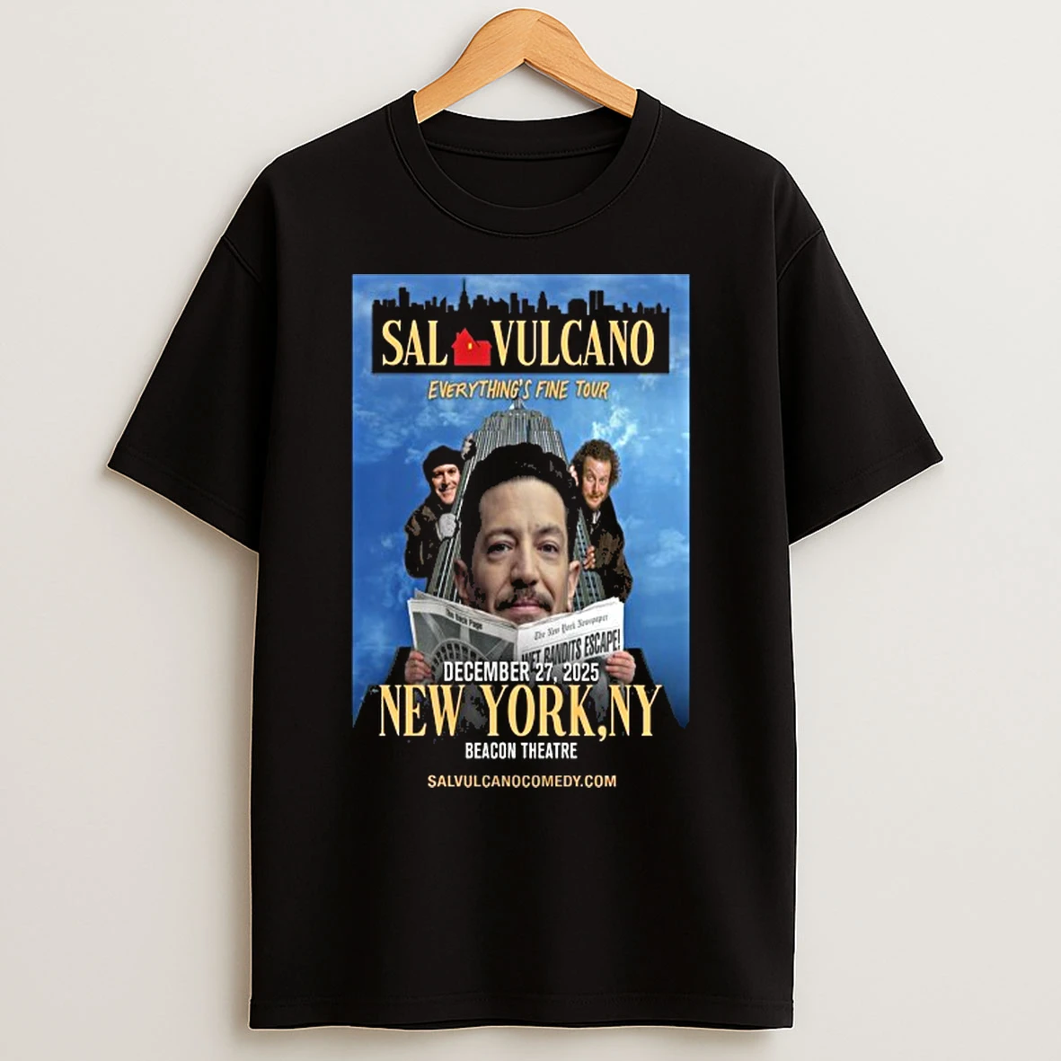 Classic Sal Vulcano New York December 27 2025 Show T Shirts