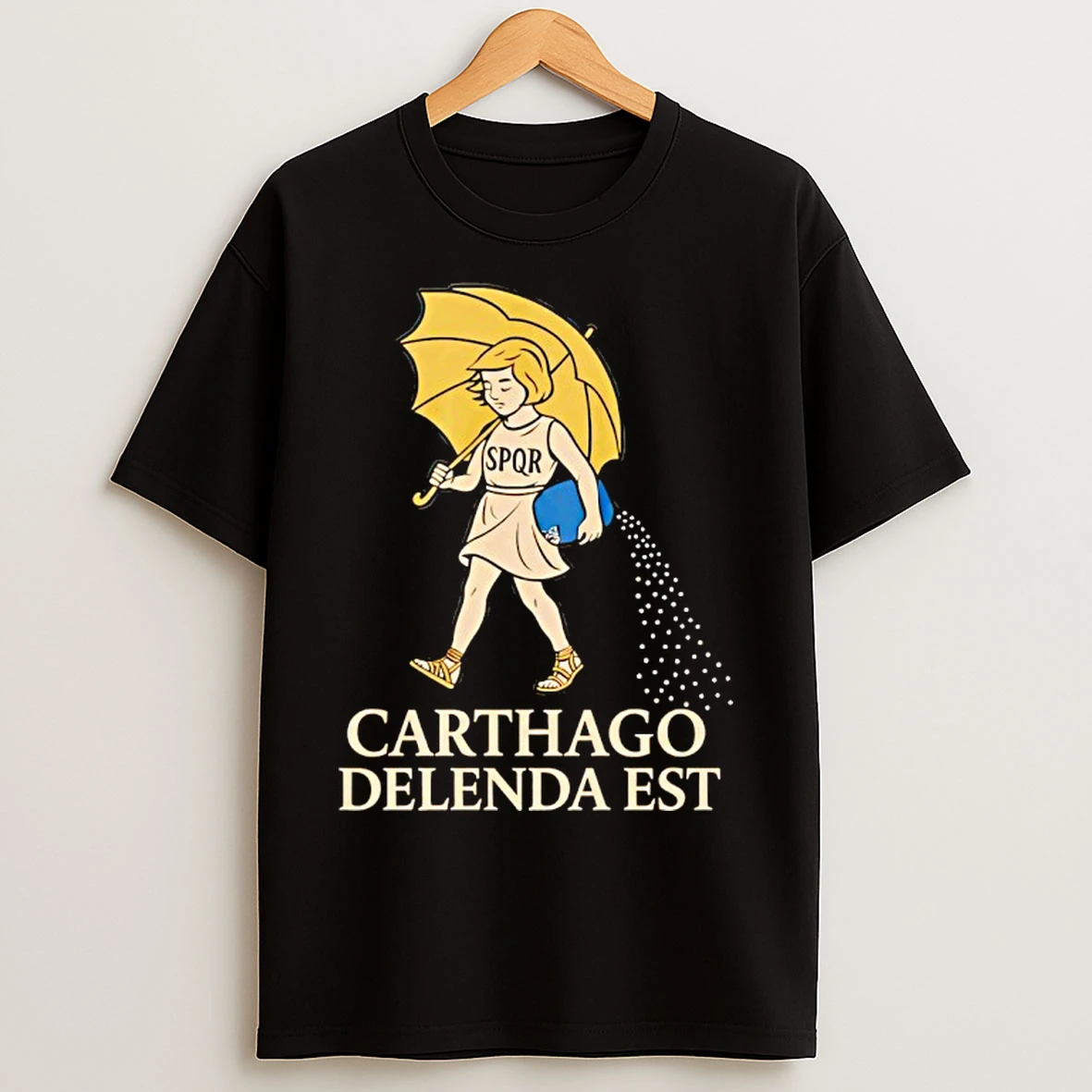 Classic Salty Girl Carthago Delenda Est T Shirts