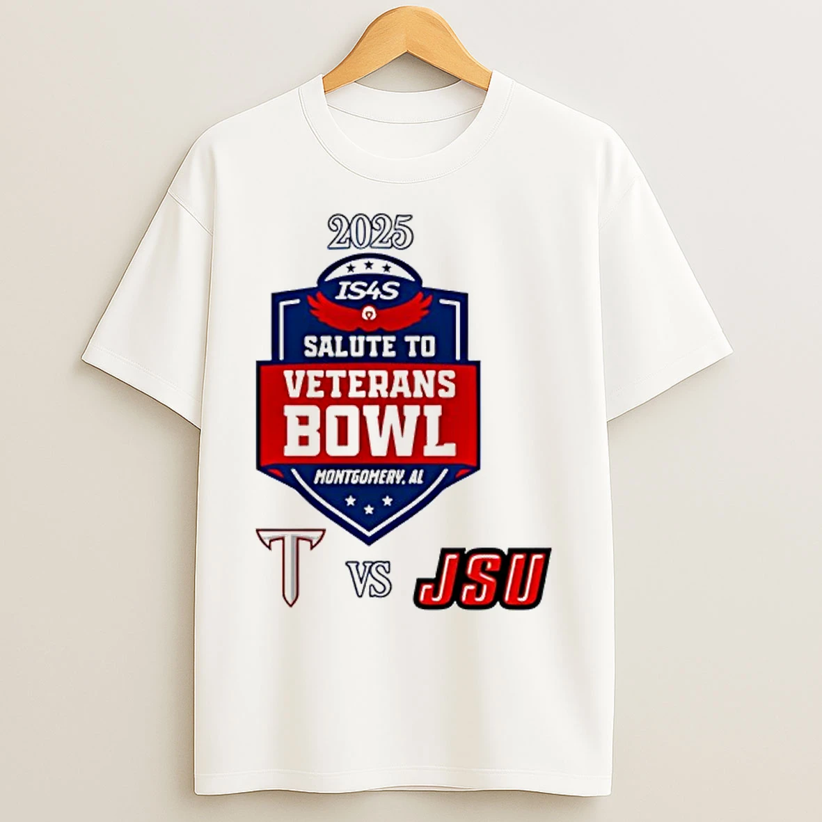Classic Salute To Veterans Bowl 2025 Troy Vs Jacksonville State T Shirts