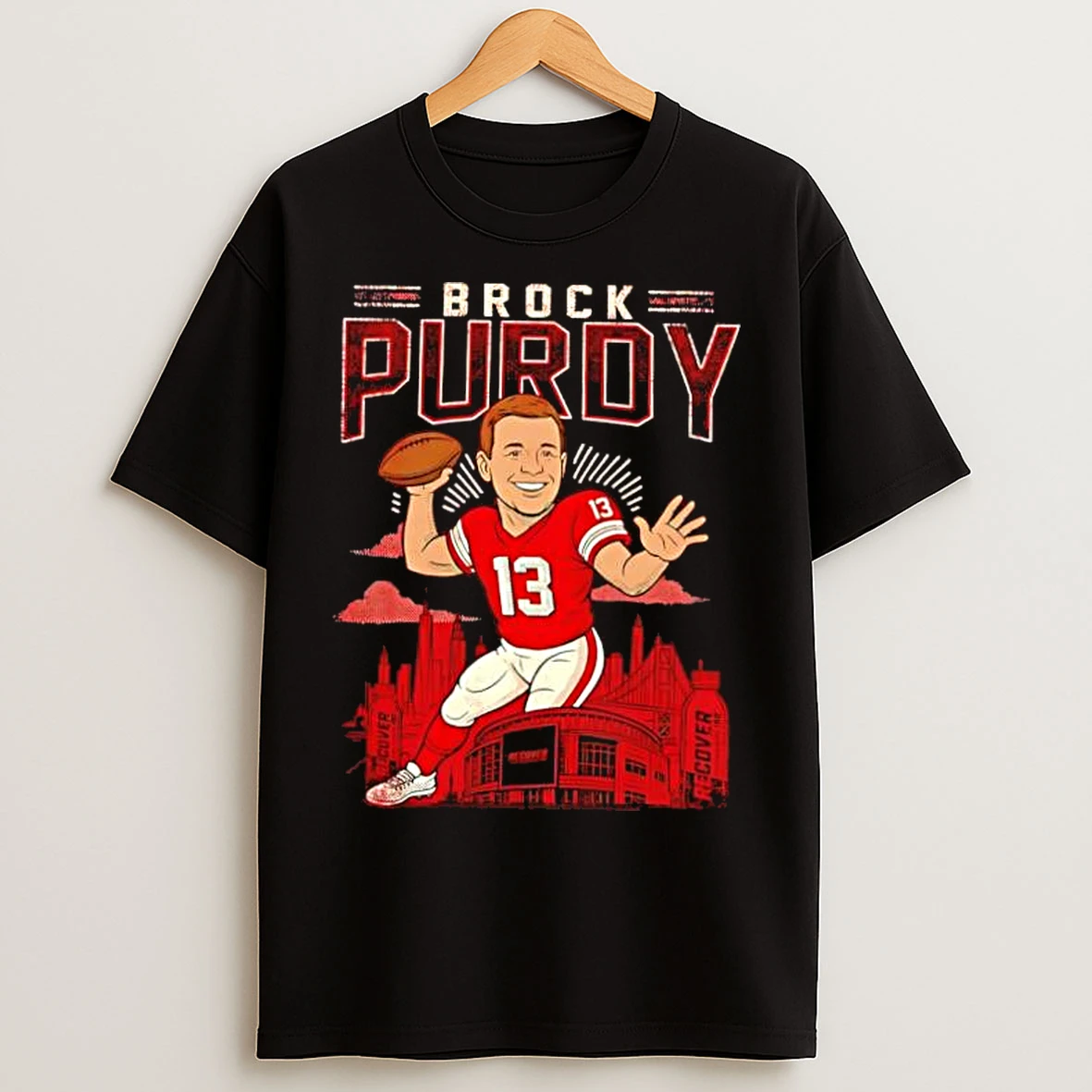 Classic San Francisco 49ers Brock Purdy Cartoon T Shirts