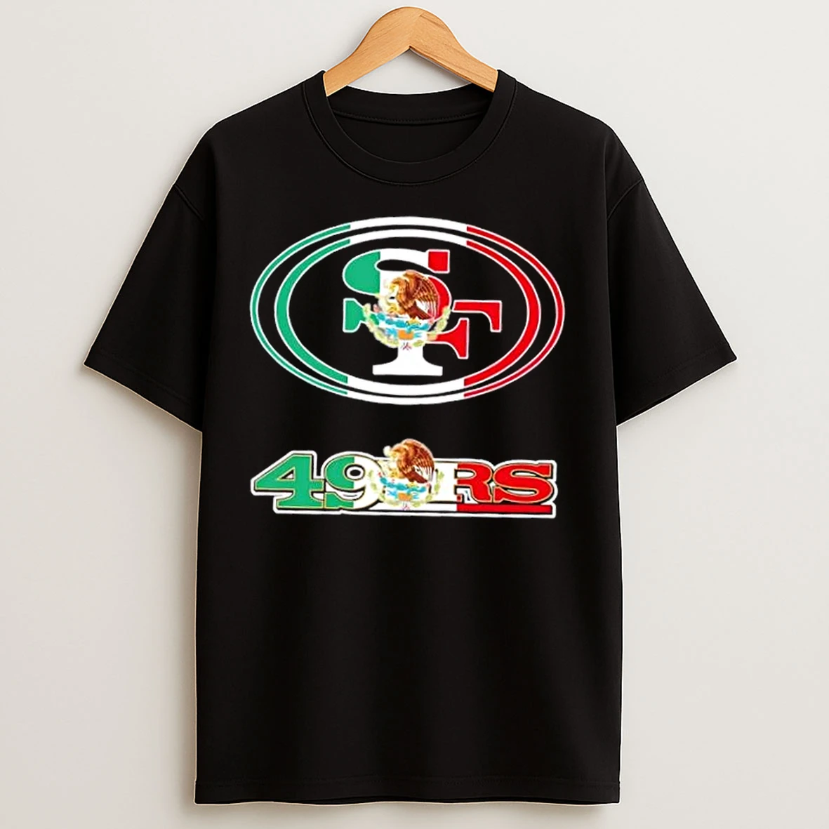 Classic San Francisco 49ers Football X Mexican Flag T Shirts