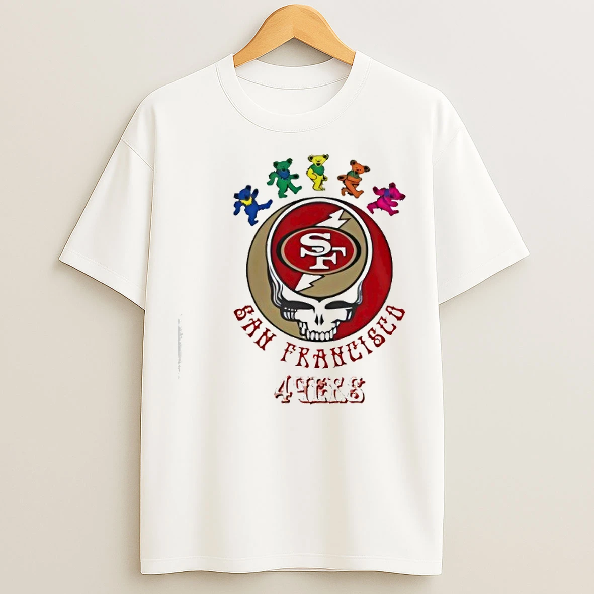 Classic San Francisco 49ers X Grateful Dead T Shirts