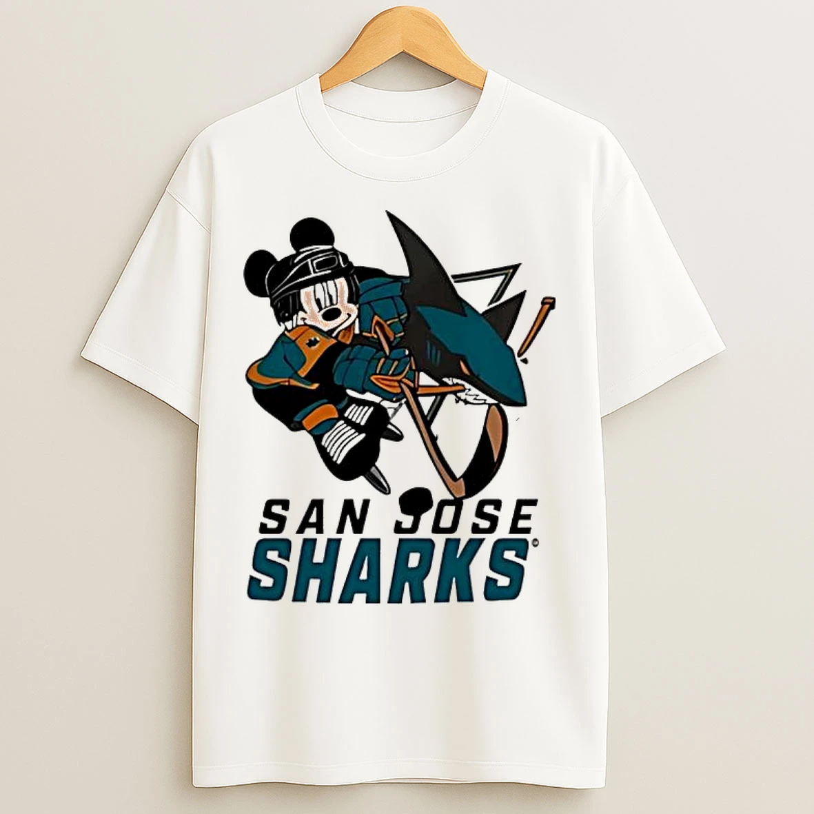 Classic San Jose Sharks Mickey Hockey 2026 T Shirts