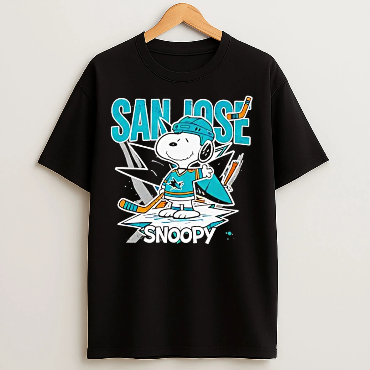 Classic San Jose Sharks Snoopy Peanuts 2026 T Shirts