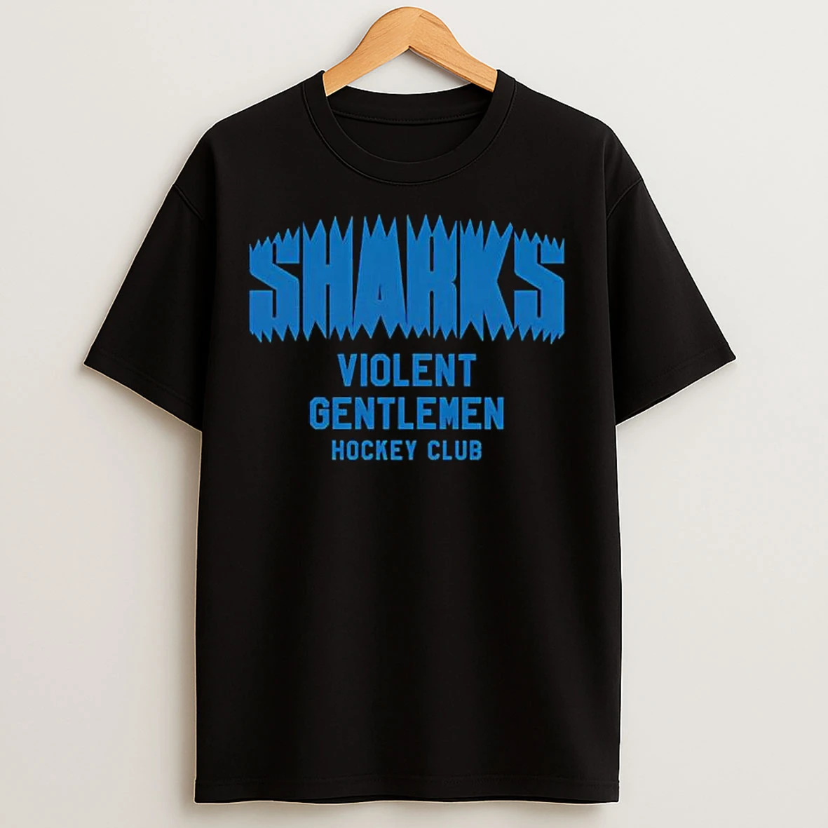 Classic San Jose Sharks Violent Gentlemen Chomp Hockey Club T Shirts