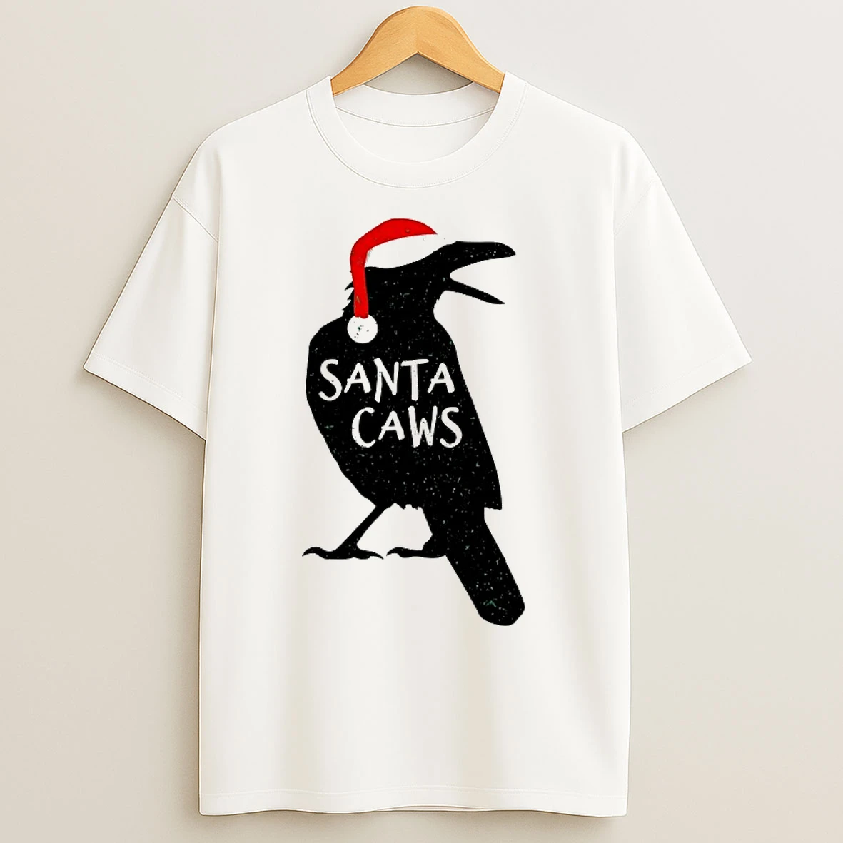 Classic Santa Caws Christmas T Shirts
