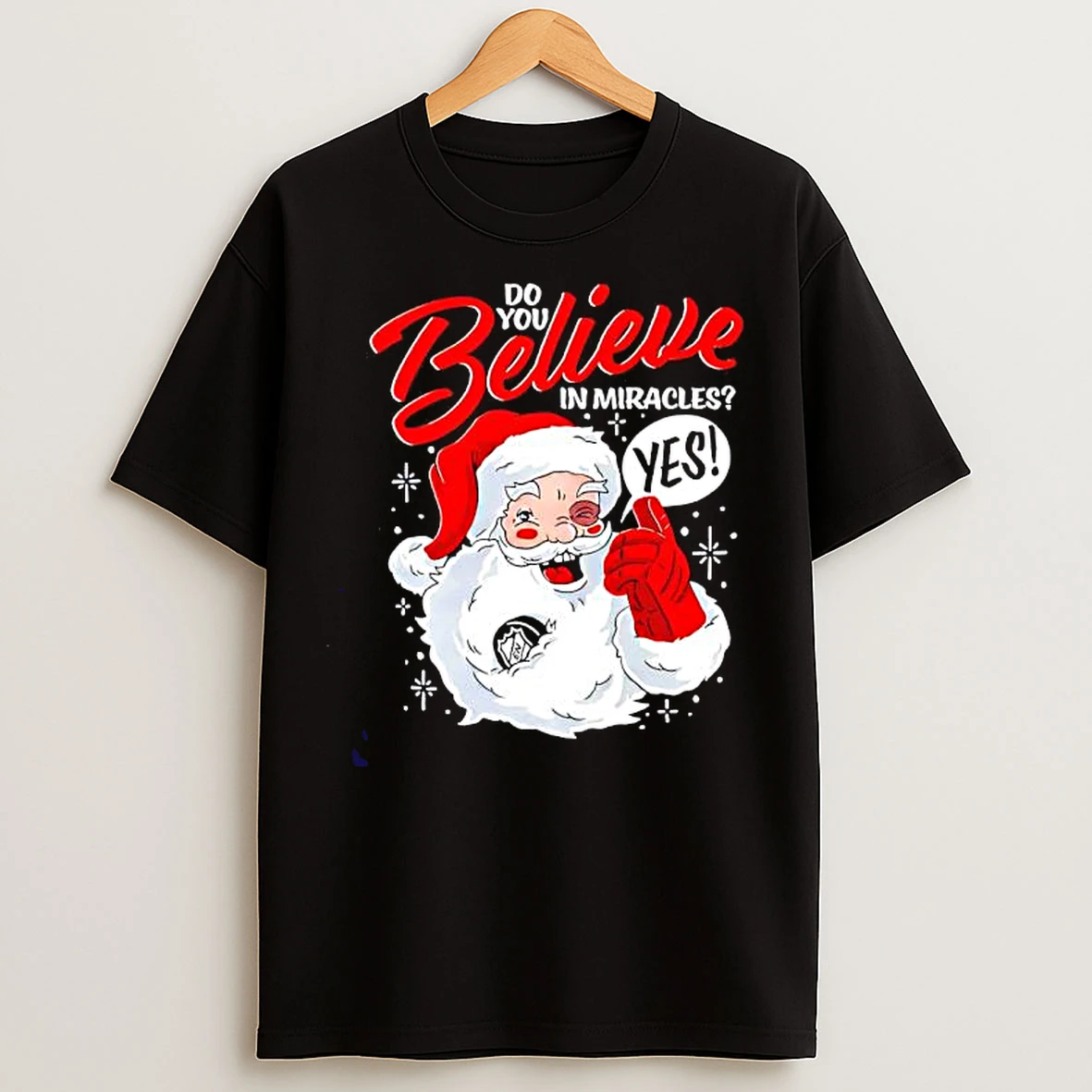 Classic Santa Claus Do You Believe In Miracles Yes T Shirts