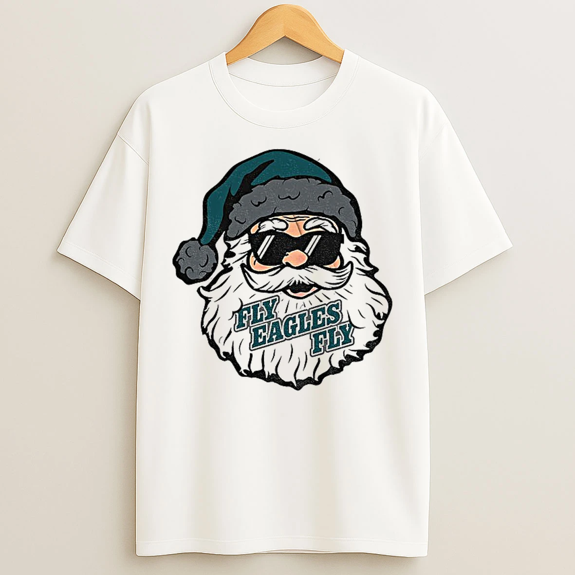 Classic Santa Claus X Philadelphia Eagles Fly Eagles Fly Football Nfl 2025 Christmas T Shirts