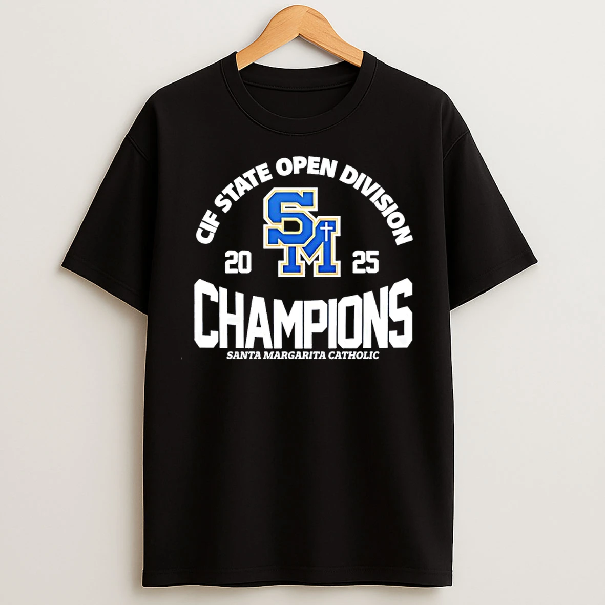 Classic Santa Margarita Eagles 2025 Cif State Open Division Champions Logo T Shirts