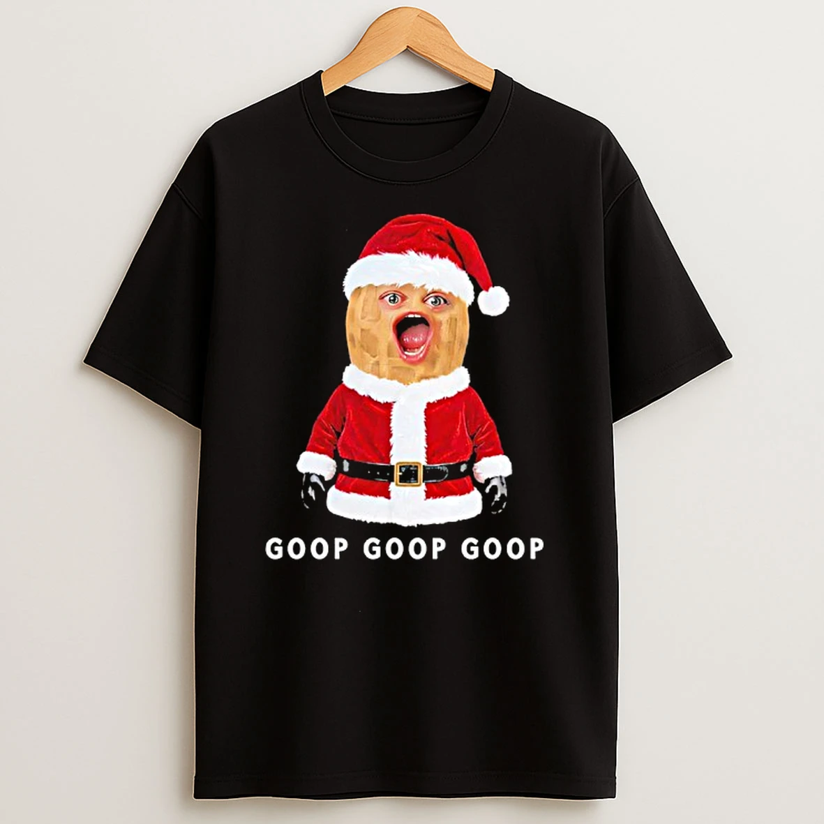 Classic Santa The Burnt Peanut Goop Goop T Shirts