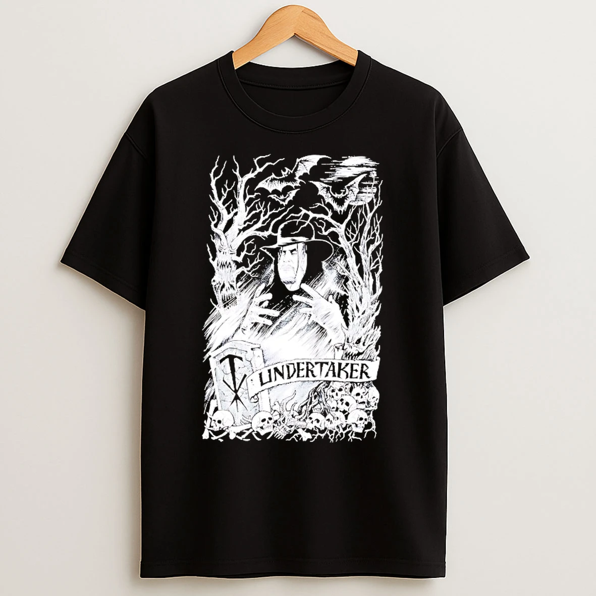 Classic Sawblade Undertaker Graveyard T Shirts