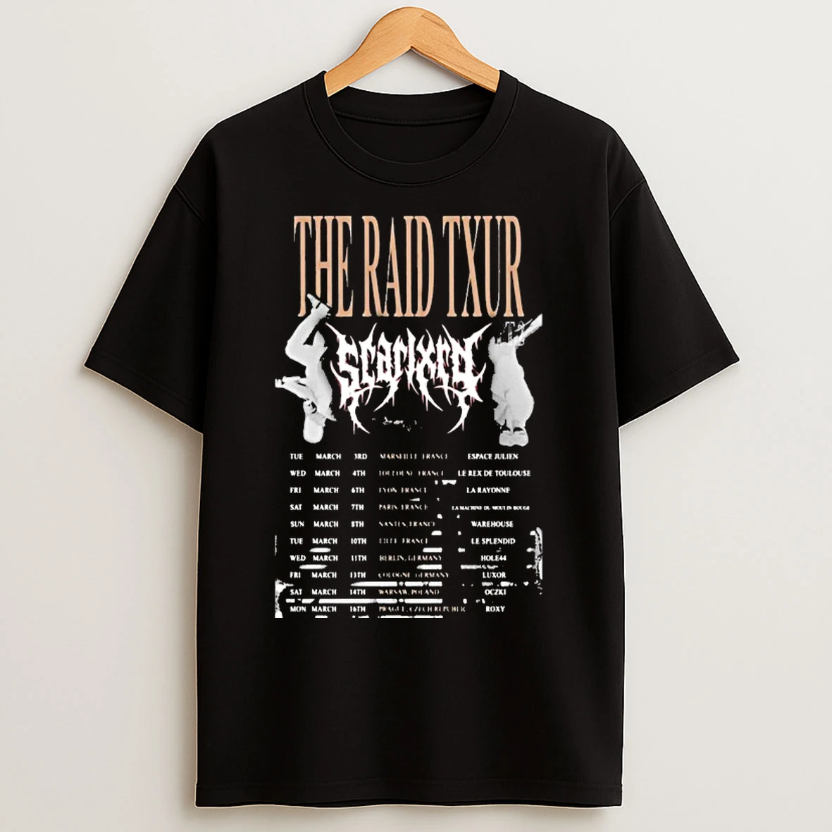 Classic Scarlxrd The Raid Tour 2026 T Shirts