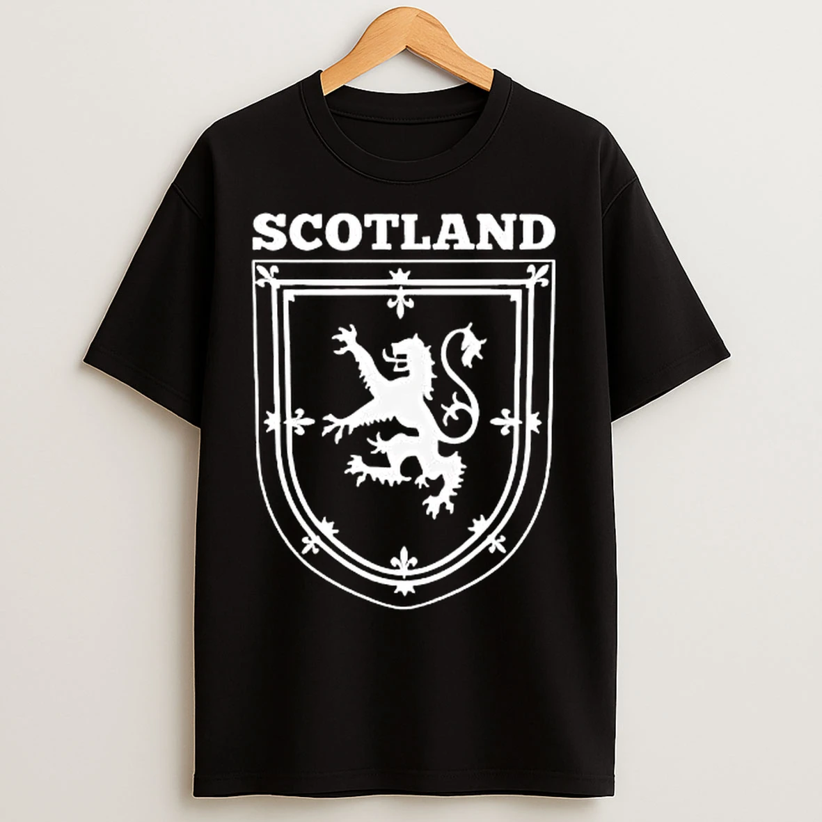 Classic Scotland Crest Shield Scottish Pride Logo T Shirts