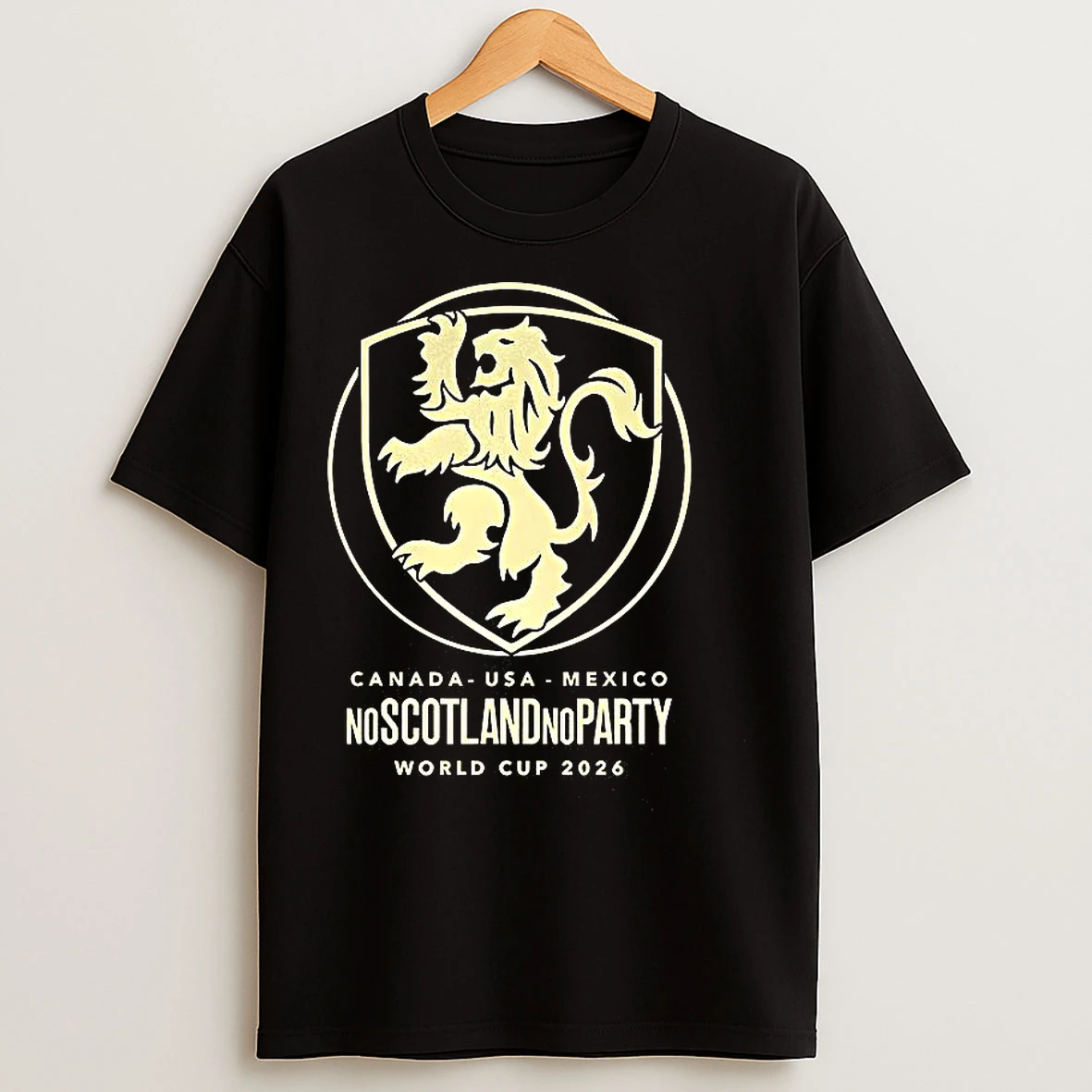 Classic Scottish Football No Scotland No Party World Cup 2026 T Shirts